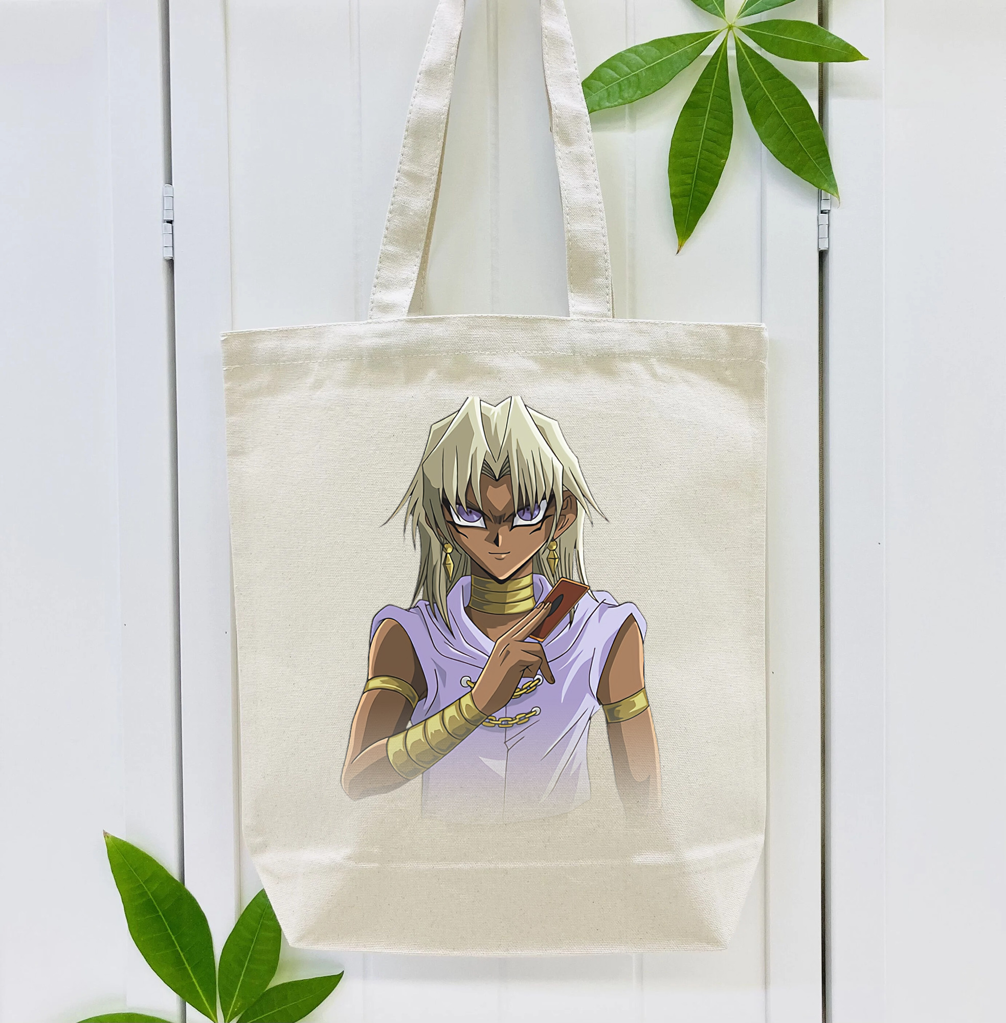 遊☆戯☆王 Yu-Gi-Oh! 縦型キャンバス生地手提げバッグ　トートバッグ