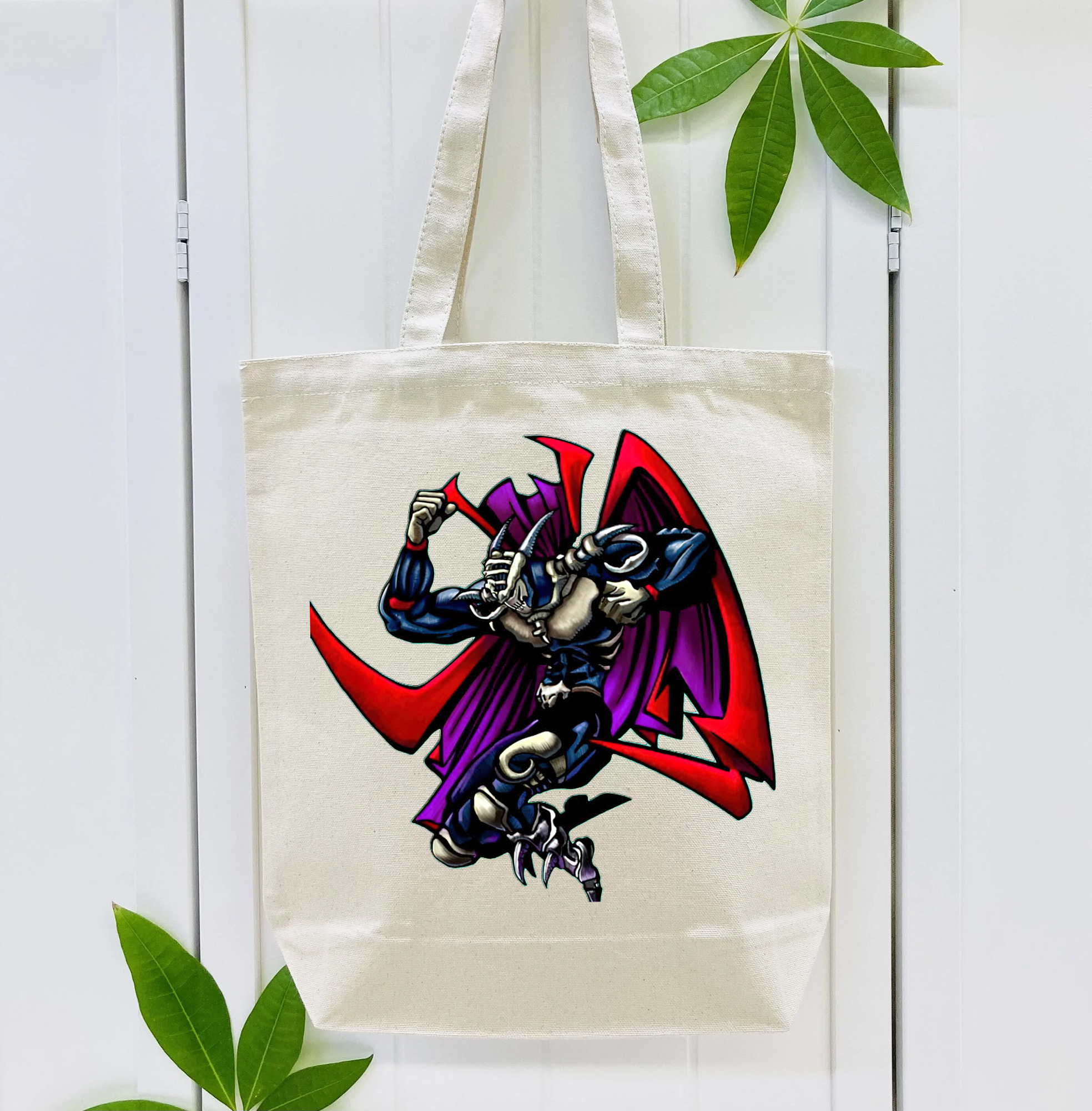 遊☆戯☆王 Yu-Gi-Oh! 縦型キャンバス生地手提げバッグ　トートバッグ
