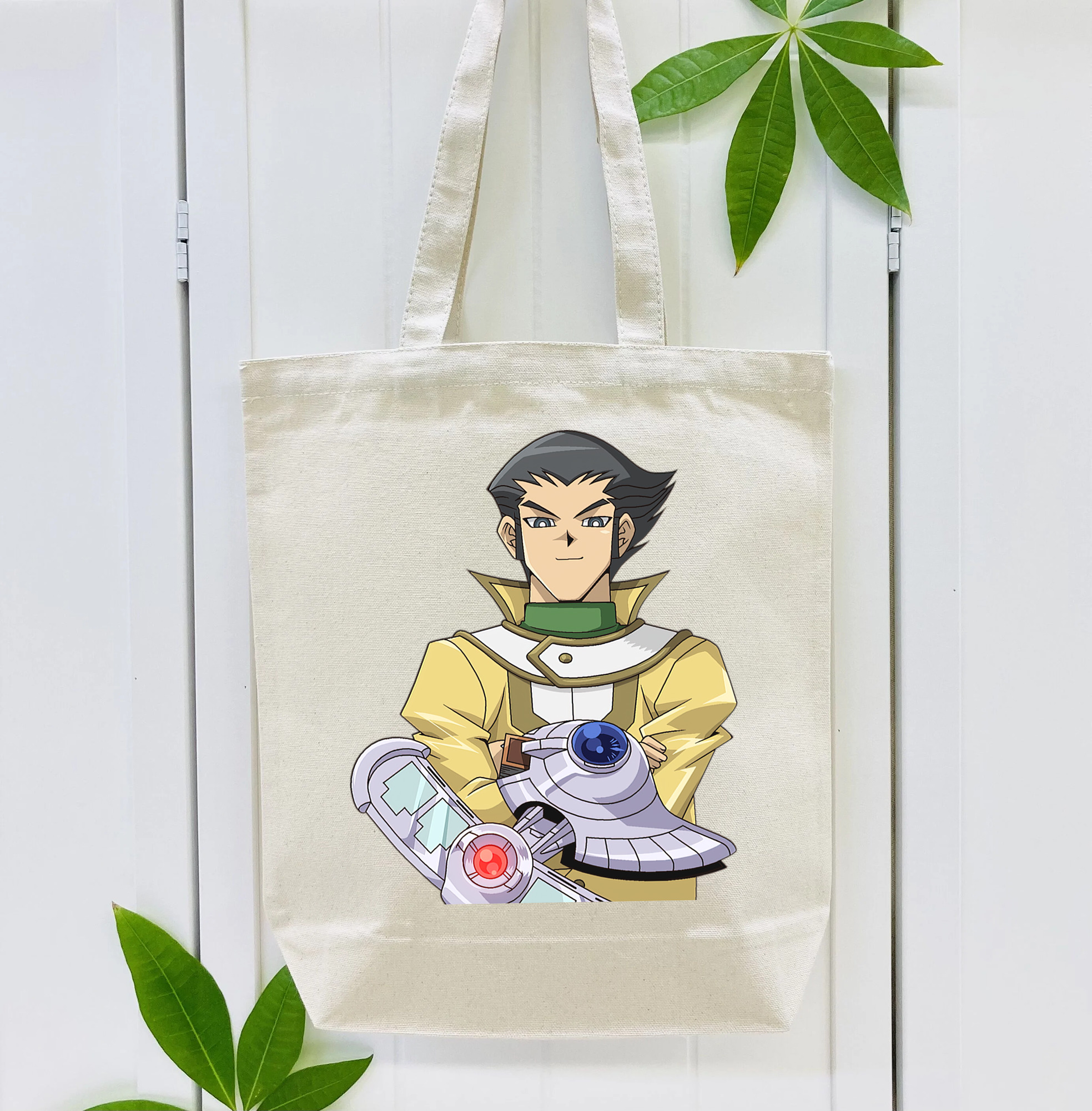 遊☆戯☆王 Yu-Gi-Oh! 縦型キャンバス生地手提げバッグ　トートバッグ