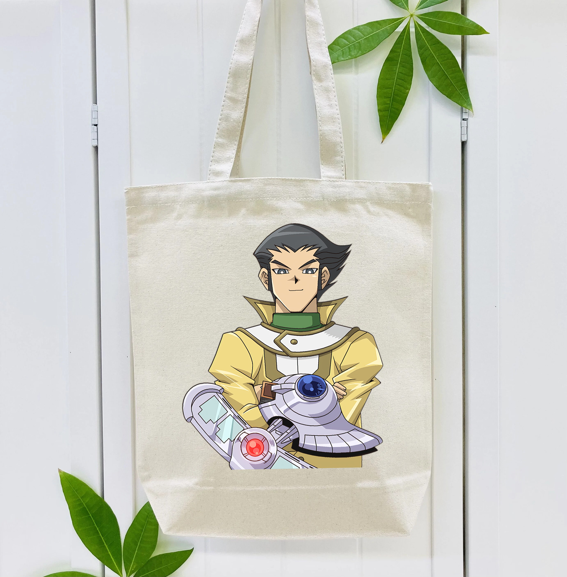 遊☆戯☆王 Yu-Gi-Oh! 縦型キャンバス生地手提げバッグ　トートバッグ