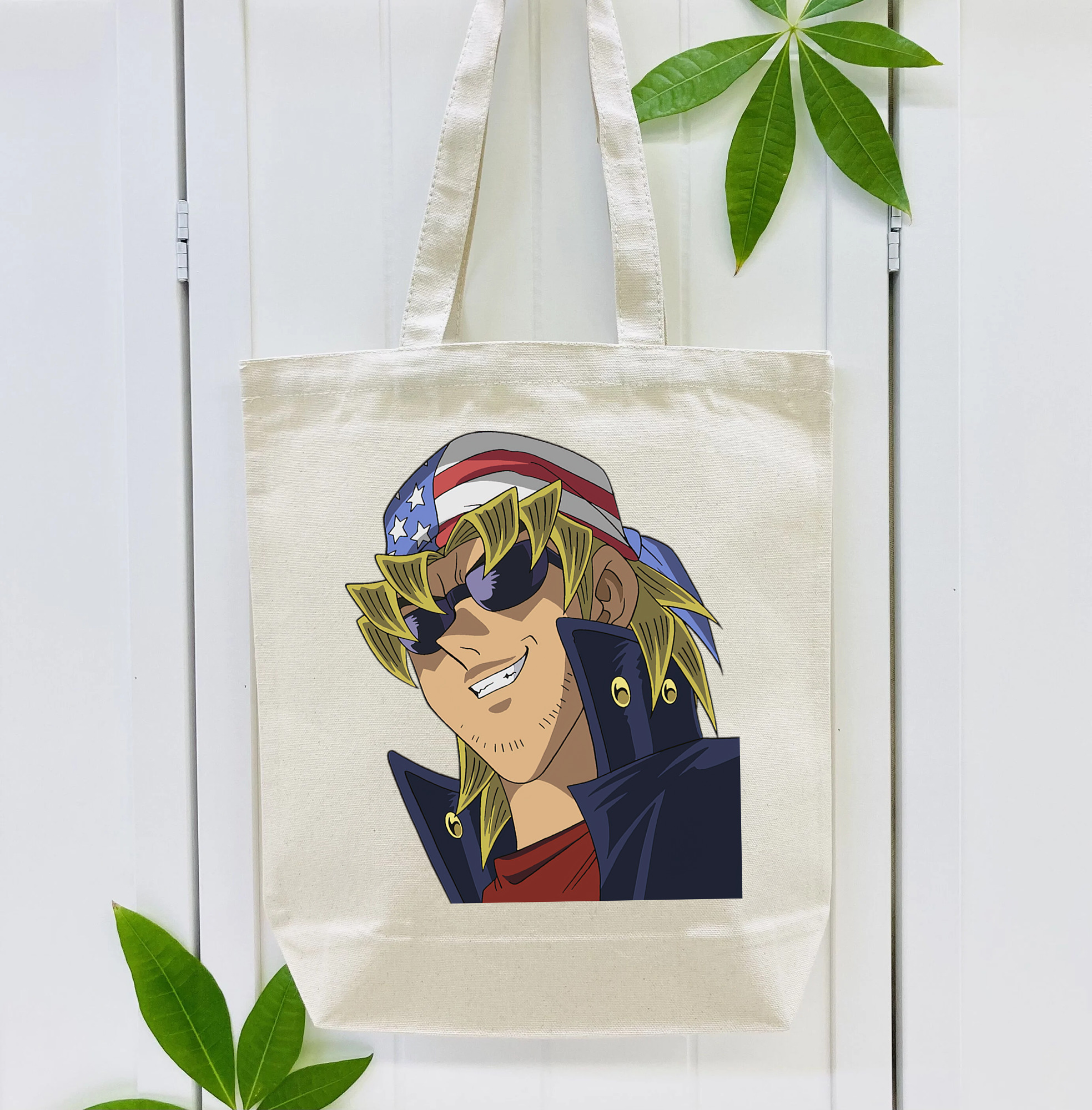 遊☆戯☆王 Yu-Gi-Oh! 縦型キャンバス生地手提げバッグ　トートバッグ