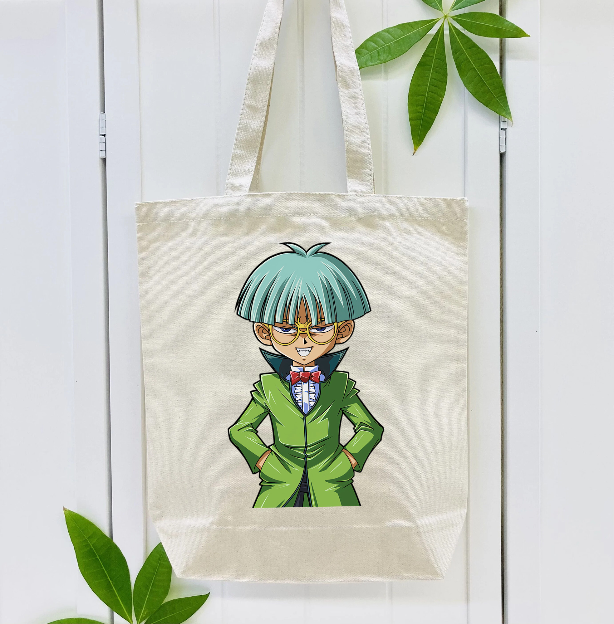 遊☆戯☆王 Yu-Gi-Oh! 縦型キャンバス生地手提げバッグ　トートバッグ