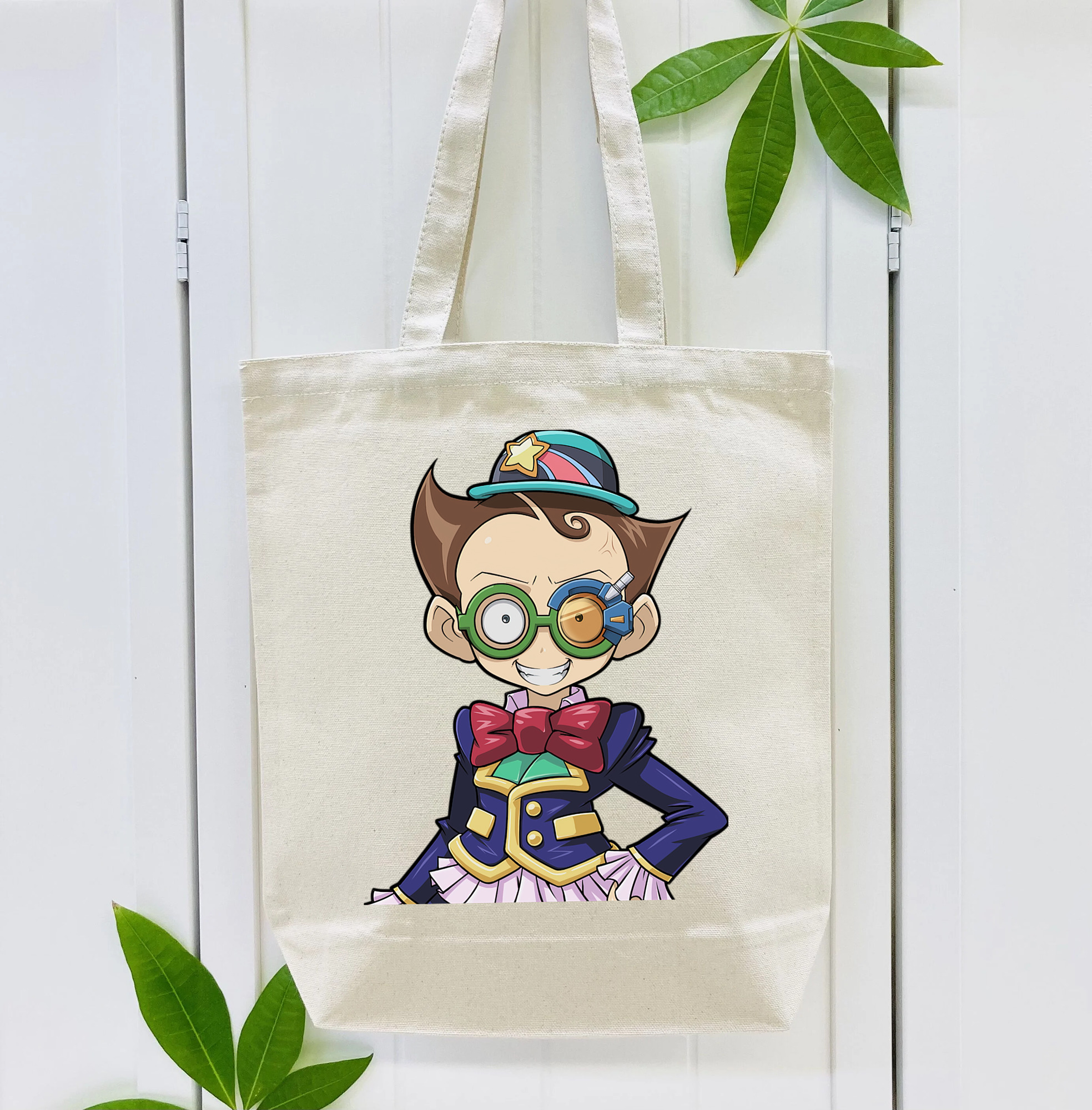 遊☆戯☆王 Yu-Gi-Oh! 縦型キャンバス生地手提げバッグ　トートバッグ