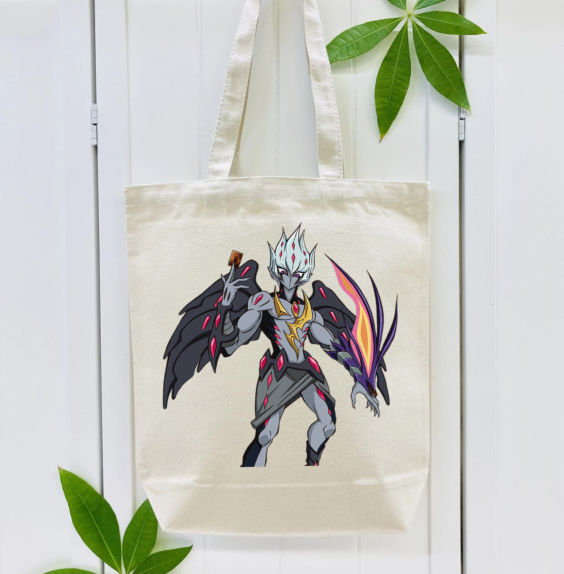 遊☆戯☆王 Yu-Gi-Oh! 縦型キャンバス生地手提げバッグ　トートバッグ