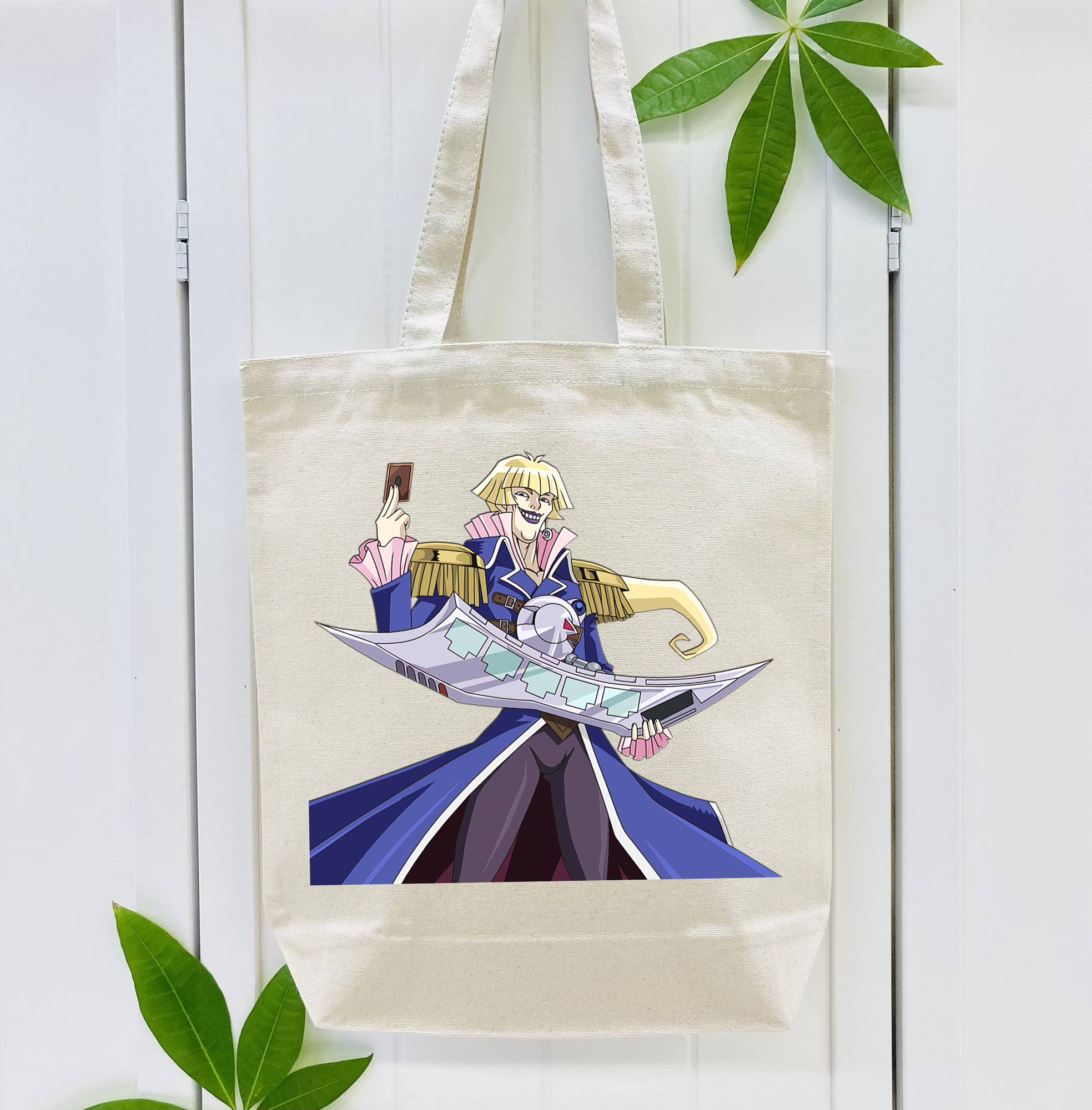 遊☆戯☆王 Yu-Gi-Oh! 縦型キャンバス生地手提げバッグ　トートバッグ