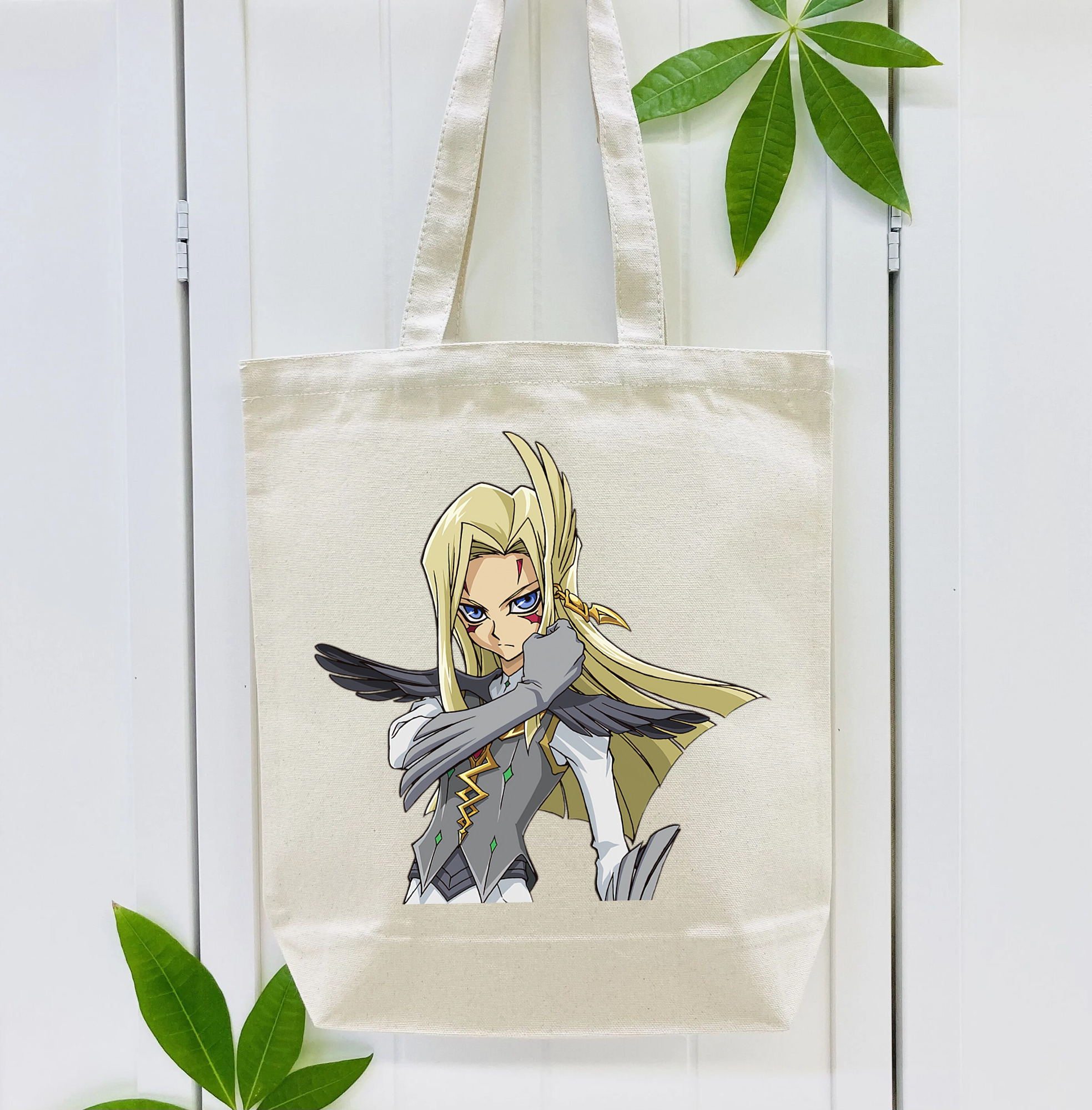 遊☆戯☆王 Yu-Gi-Oh! 縦型キャンバス生地手提げバッグ　トートバッグ