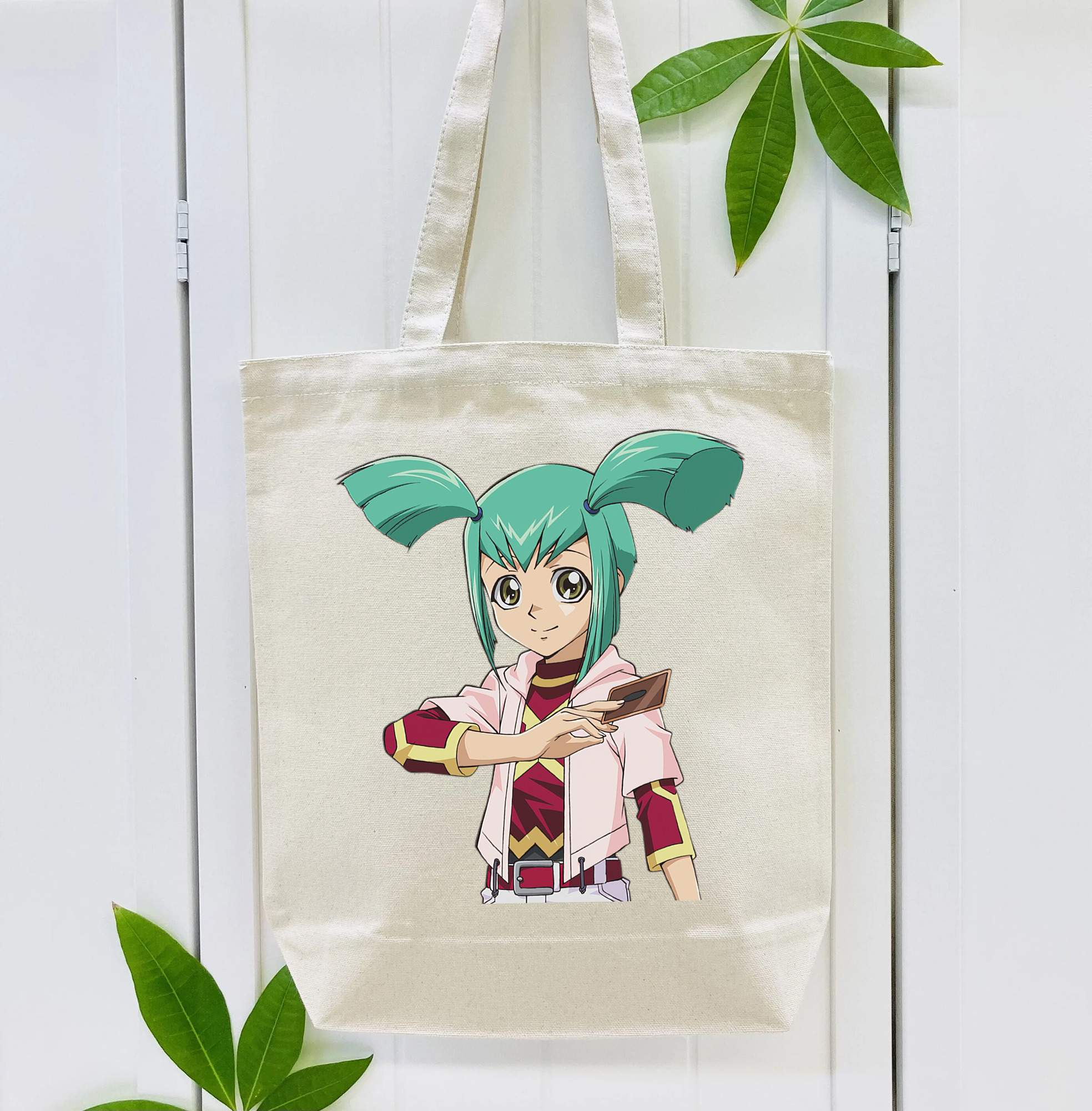 遊☆戯☆王 Yu-Gi-Oh! 縦型キャンバス生地手提げバッグ　トートバッグ