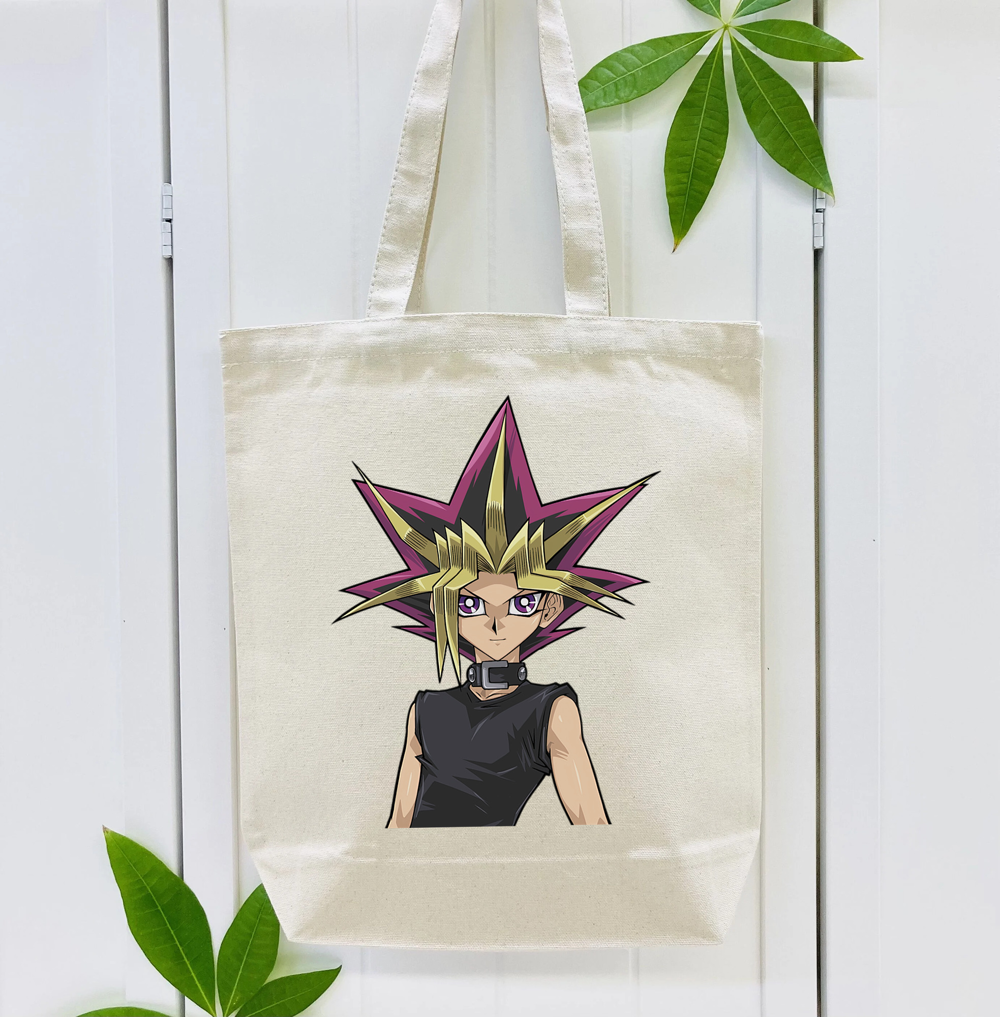 遊☆戯☆王 Yu-Gi-Oh! 縦型キャンバス生地手提げバッグ　トートバッグ