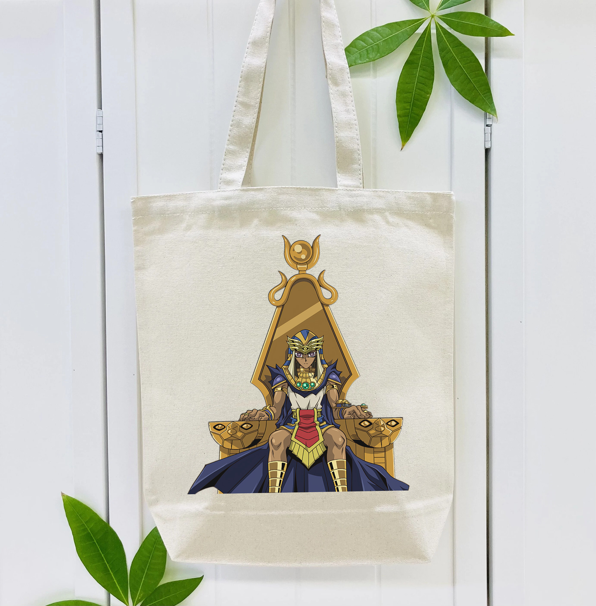 遊☆戯☆王 Yu-Gi-Oh! 縦型キャンバス生地手提げバッグ　トートバッグ