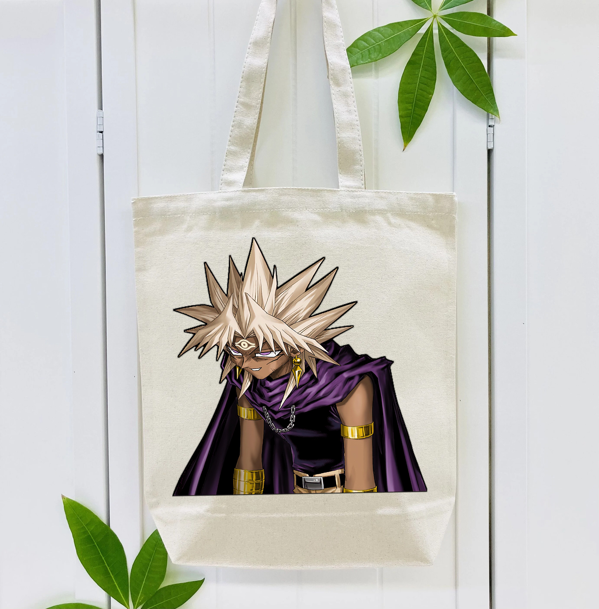 遊☆戯☆王 Yu-Gi-Oh! 縦型キャンバス生地手提げバッグ　トートバッグ
