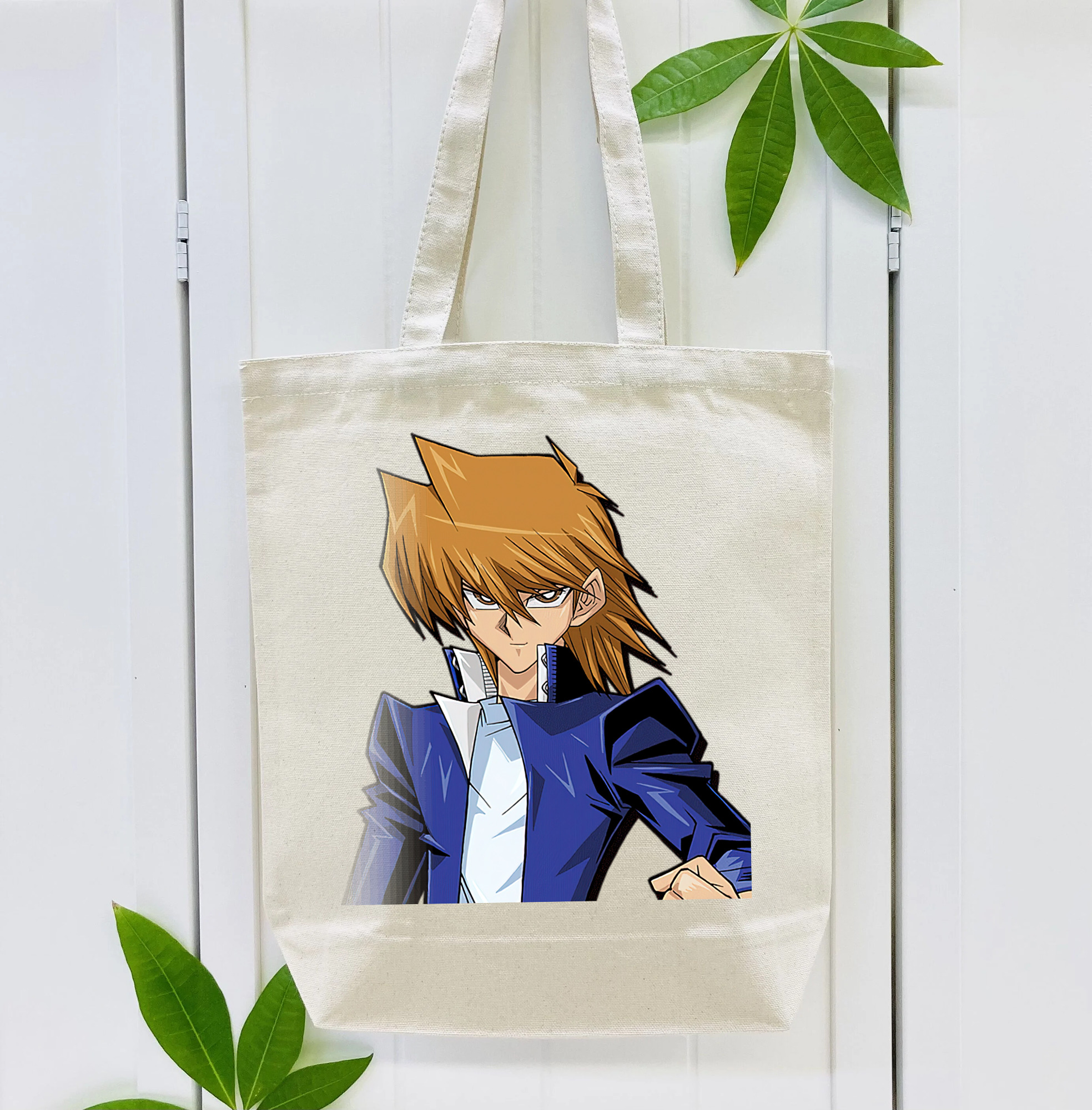 遊☆戯☆王 Yu-Gi-Oh! 縦型キャンバス生地手提げバッグ　トートバッグ