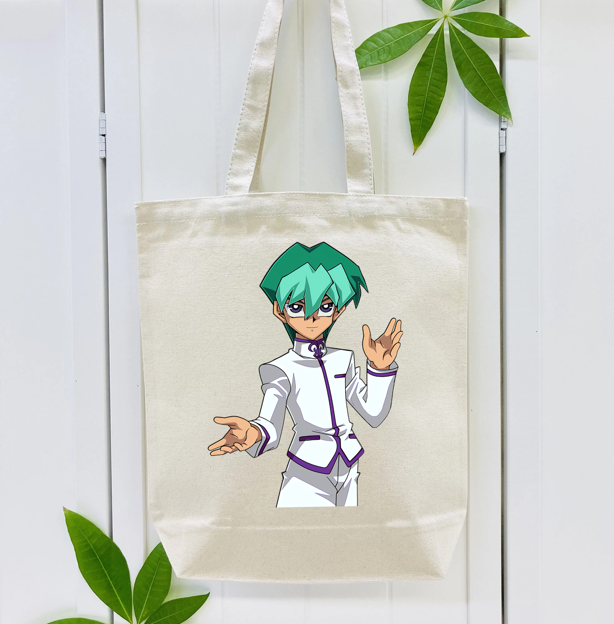 遊☆戯☆王 Yu-Gi-Oh! 縦型キャンバス生地手提げバッグ　トートバッグ