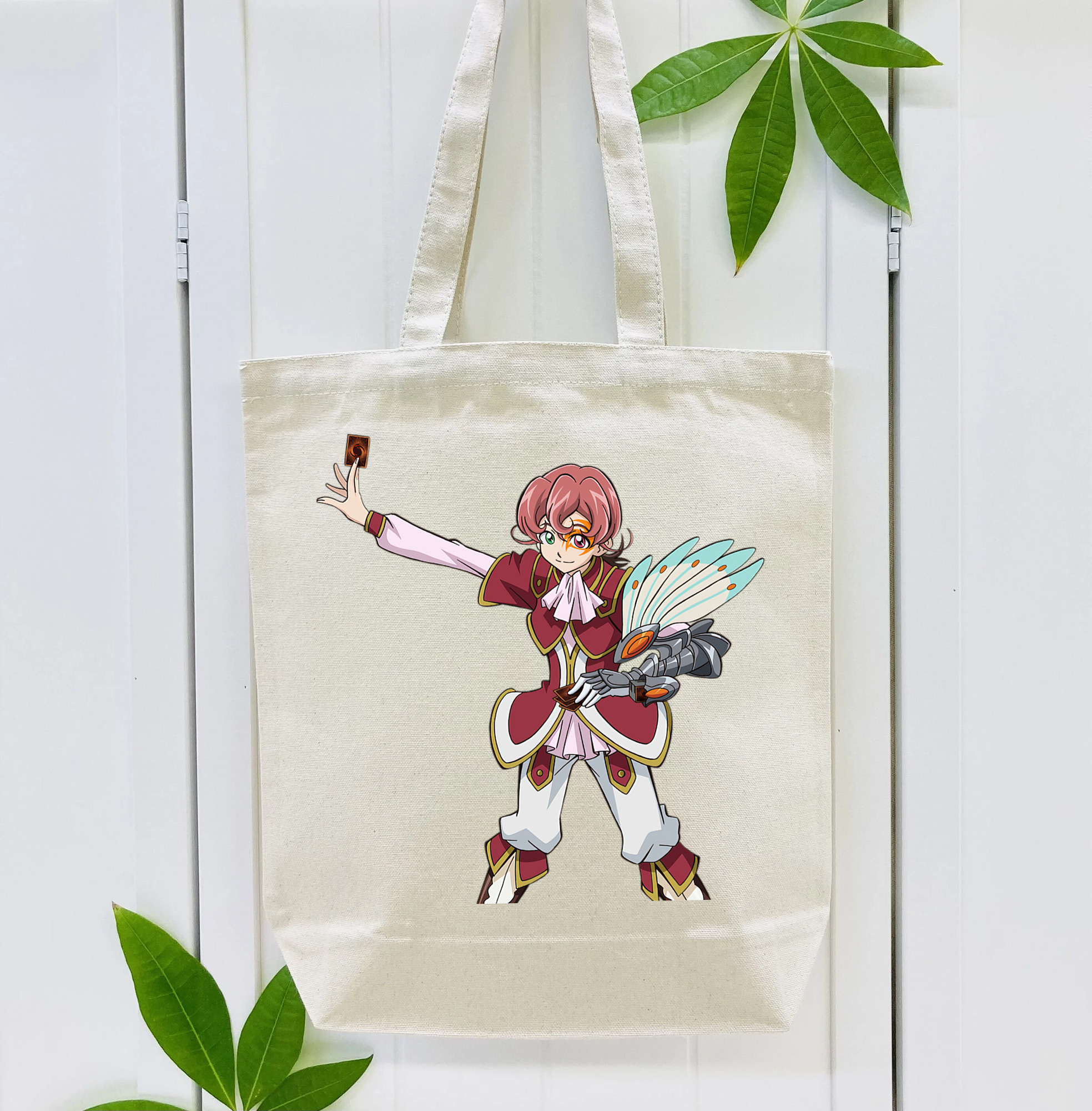 遊☆戯☆王 Yu-Gi-Oh! 縦型キャンバス生地手提げバッグ　トートバッグ