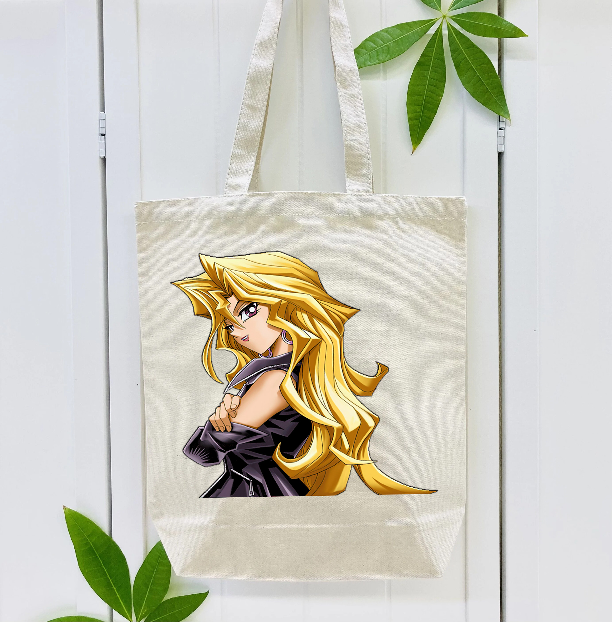 遊☆戯☆王 Yu-Gi-Oh! 縦型キャンバス生地手提げバッグ　トートバッグ