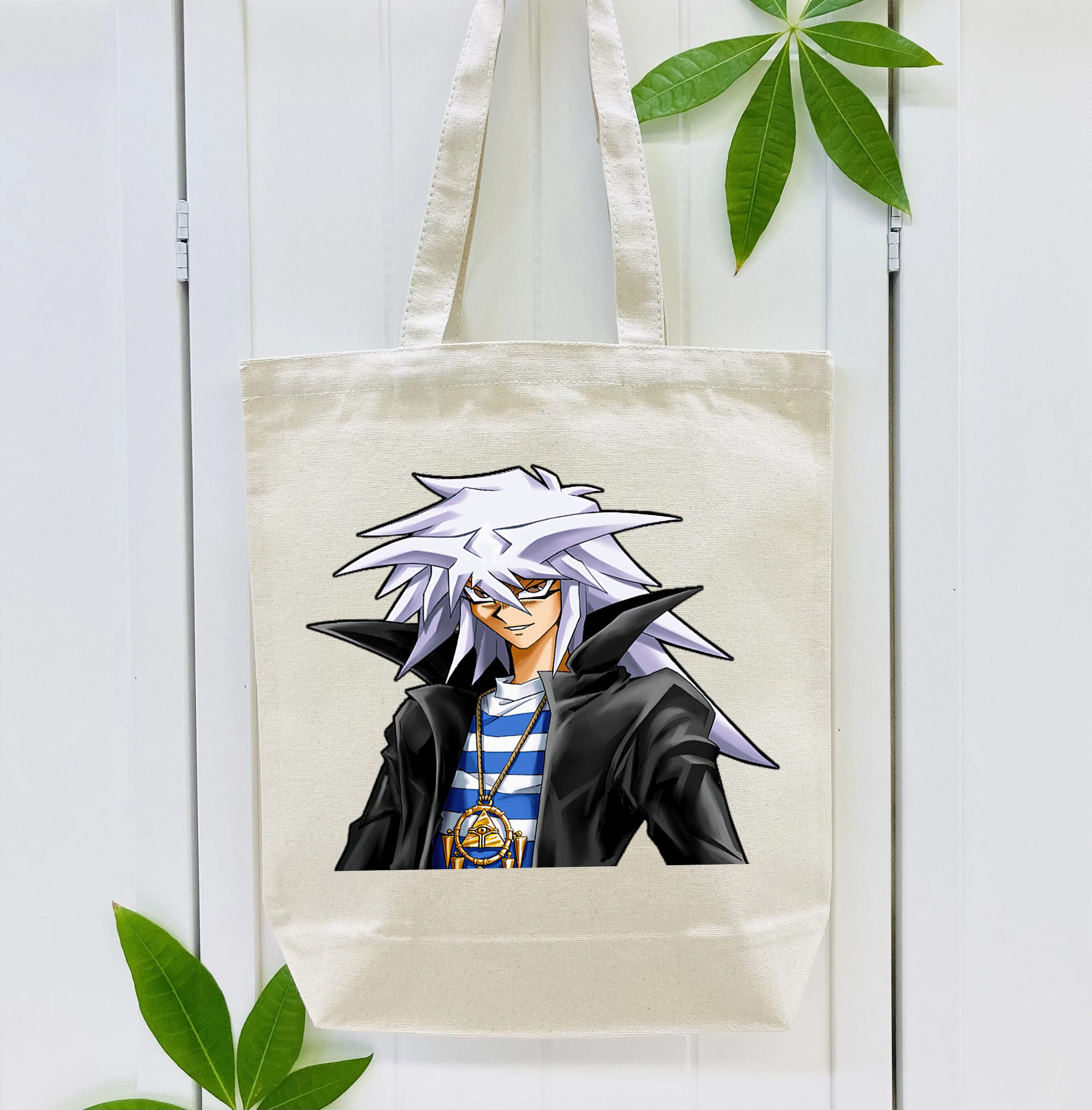 遊☆戯☆王 Yu-Gi-Oh! 縦型キャンバス生地手提げバッグ　トートバッグ