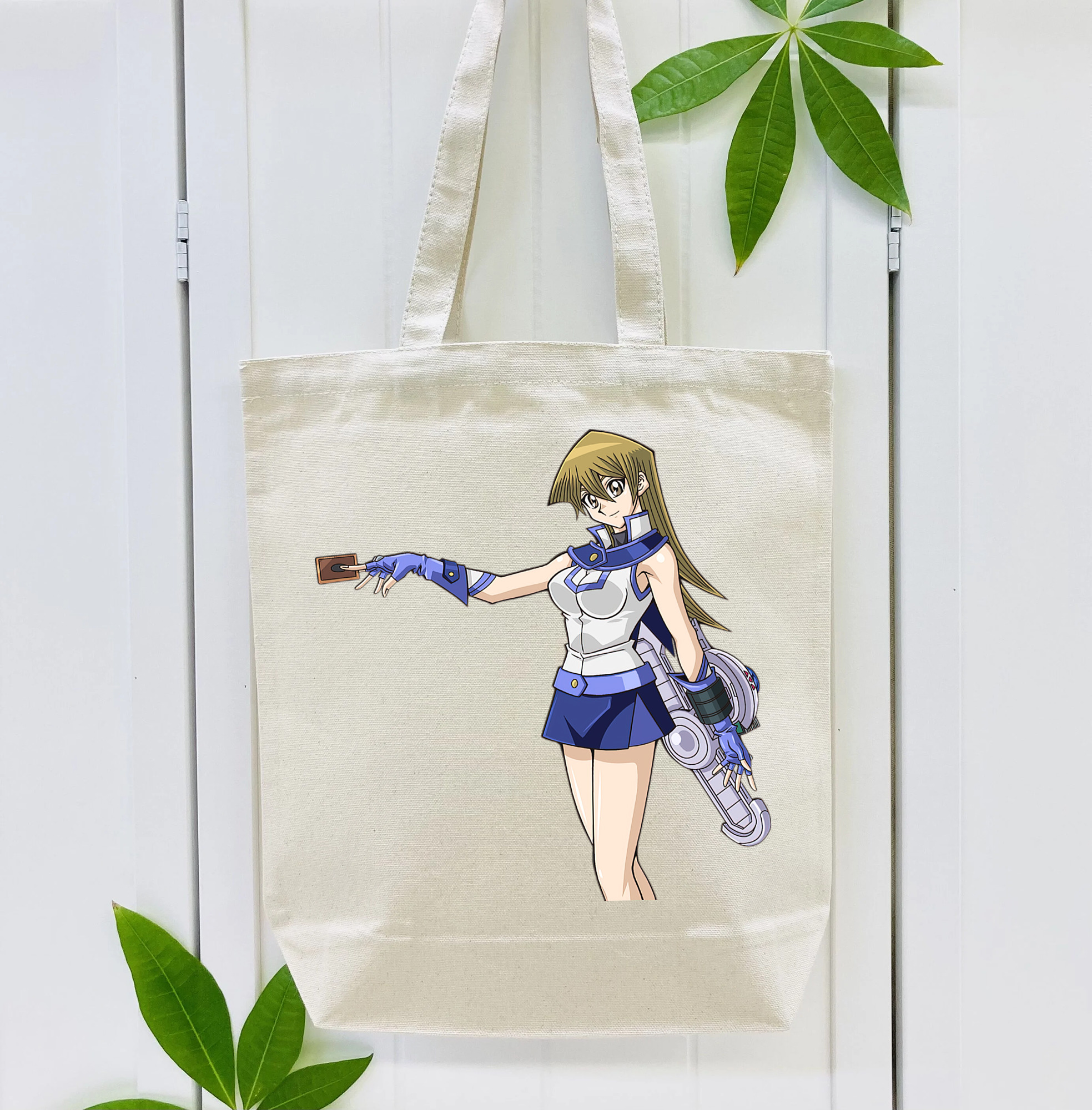 遊☆戯☆王 Yu-Gi-Oh! 縦型キャンバス生地手提げバッグ　トートバッグ