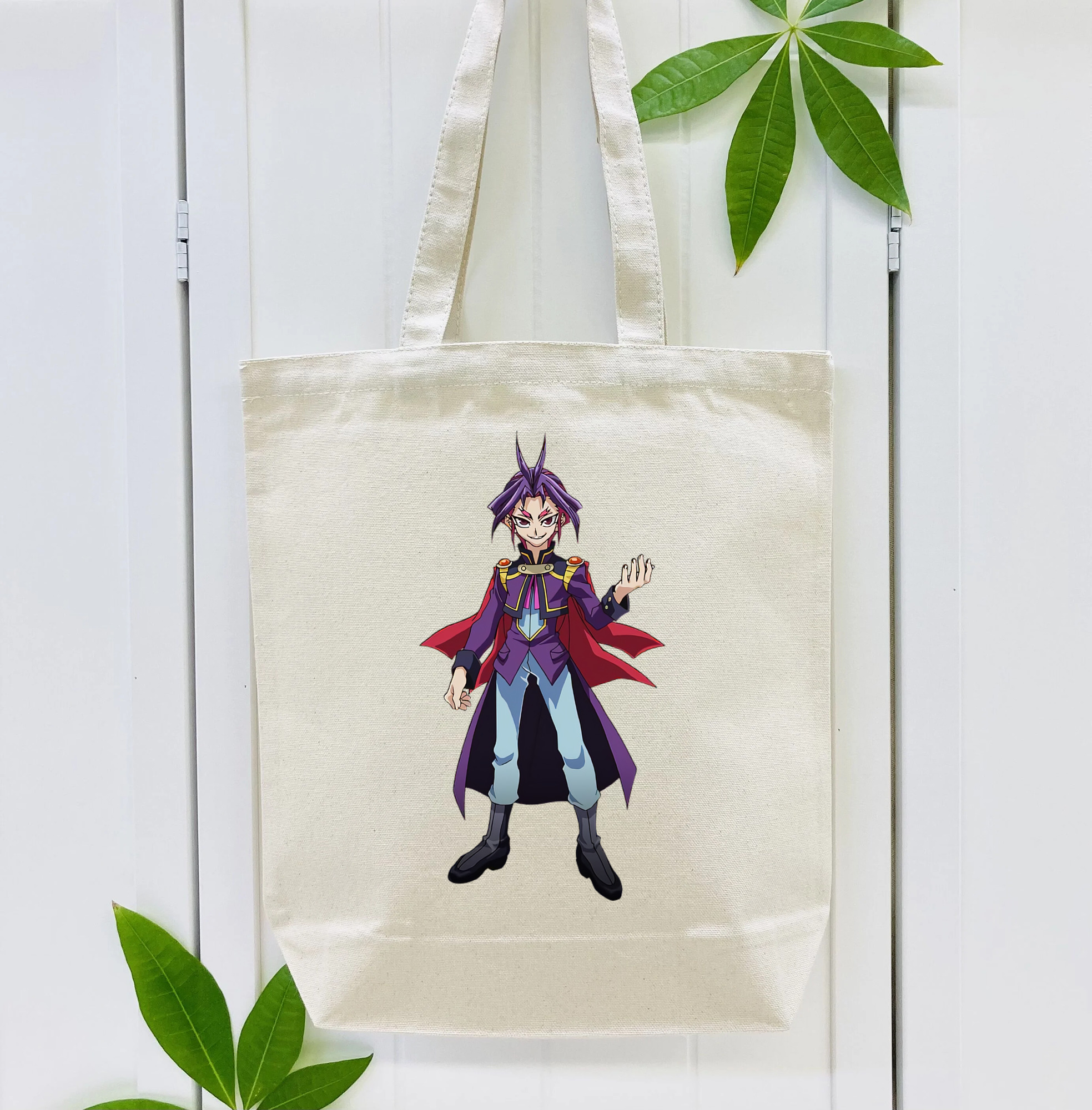 遊☆戯☆王 Yu-Gi-Oh! 縦型キャンバス生地手提げバッグ　トートバッグ
