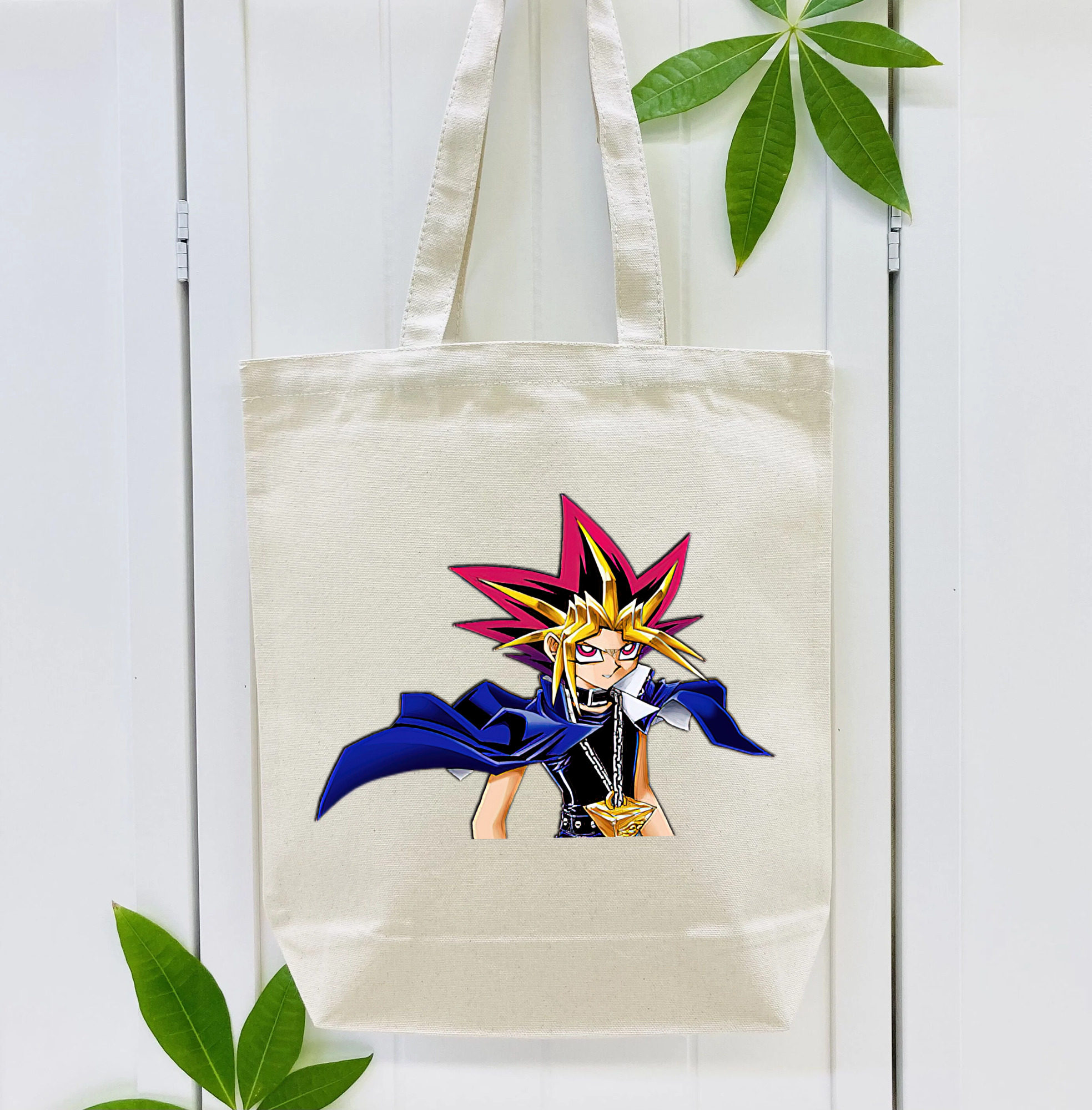 遊☆戯☆王 Yu-Gi-Oh! 縦型キャンバス生地手提げバッグ　トートバッグ