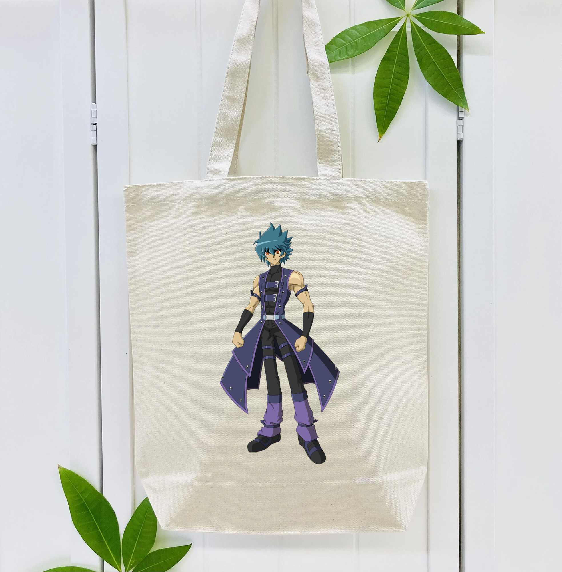 遊☆戯☆王 Yu-Gi-Oh! 縦型キャンバス生地手提げバッグ　トートバッグ
