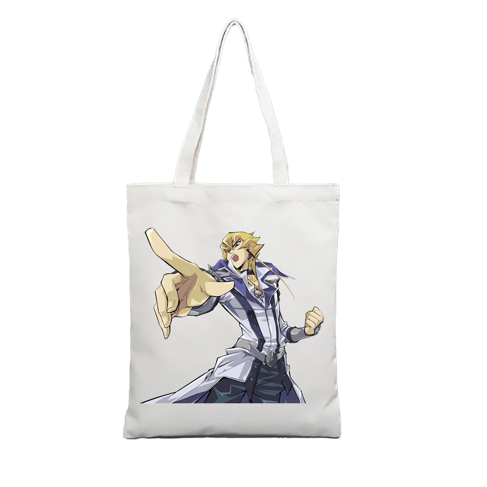 （画像用） 遊☆戯☆王 Yu-Gi-Oh! 縦型キャンバス生地手提げバッグ　トートバッグ