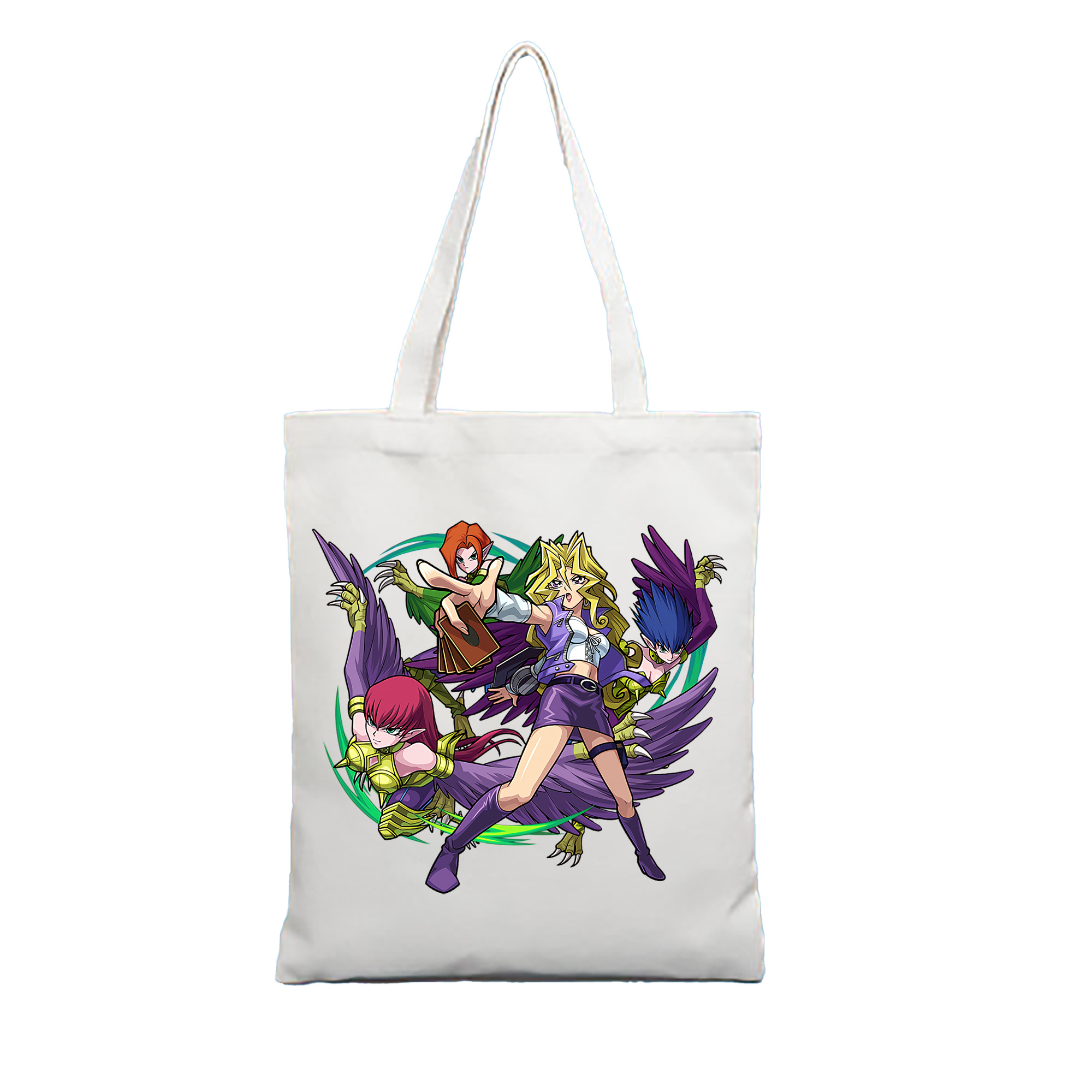 （画像用） 遊☆戯☆王 Yu-Gi-Oh! 縦型キャンバス生地手提げバッグ　トートバッグ