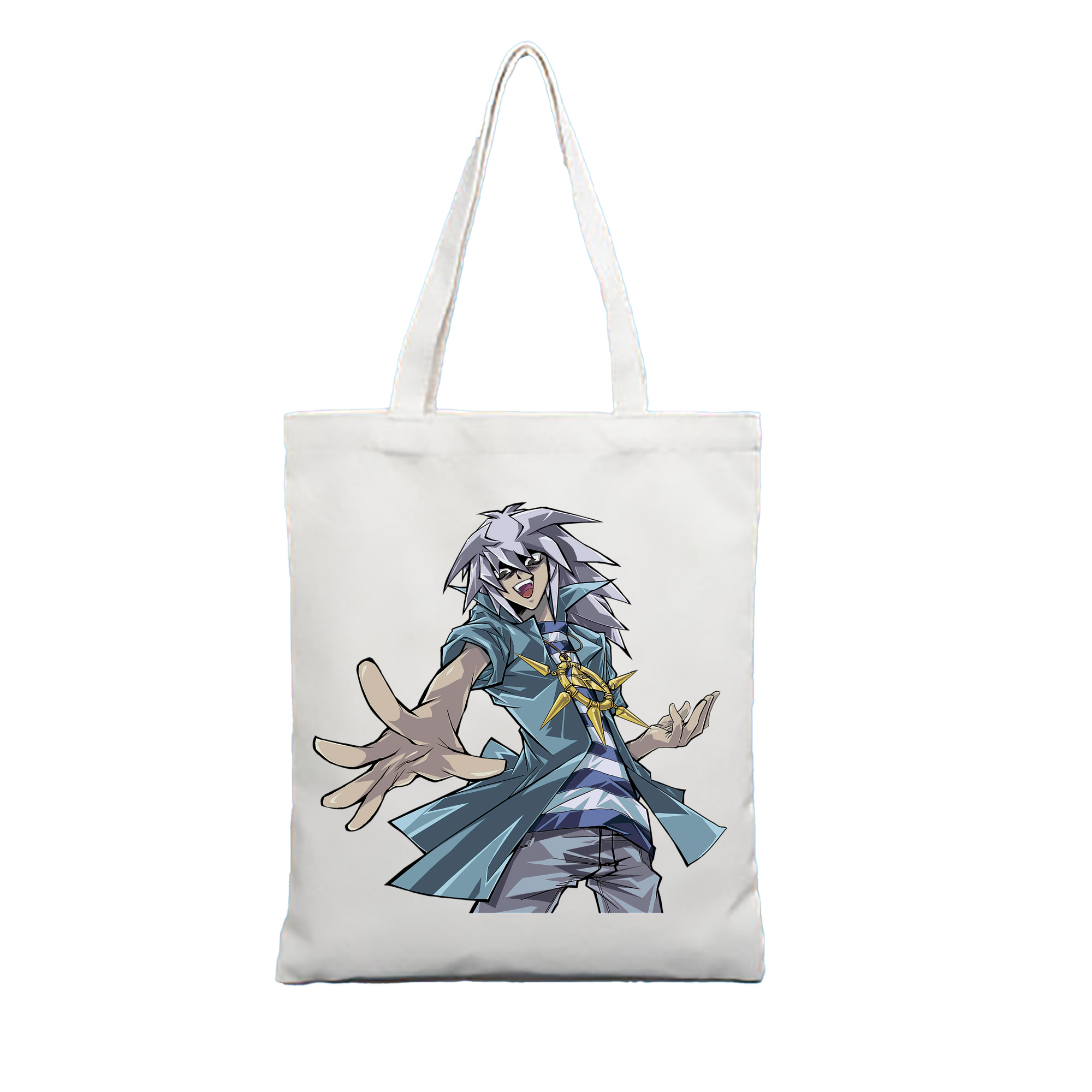 （画像用） 遊☆戯☆王 Yu-Gi-Oh! 縦型キャンバス生地手提げバッグ　トートバッグ