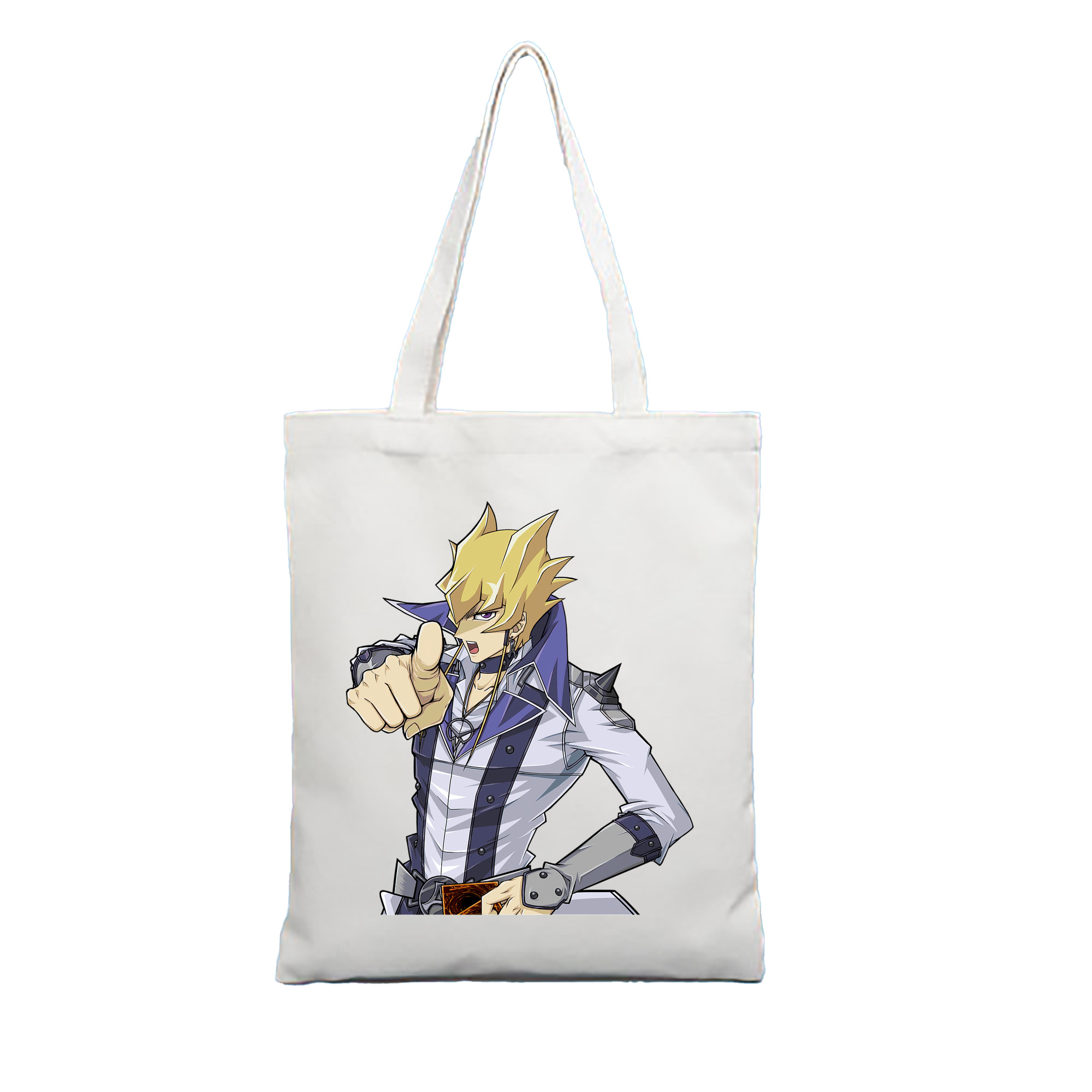 （画像用） 遊☆戯☆王 Yu-Gi-Oh! 縦型キャンバス生地手提げバッグ　トートバッグ
