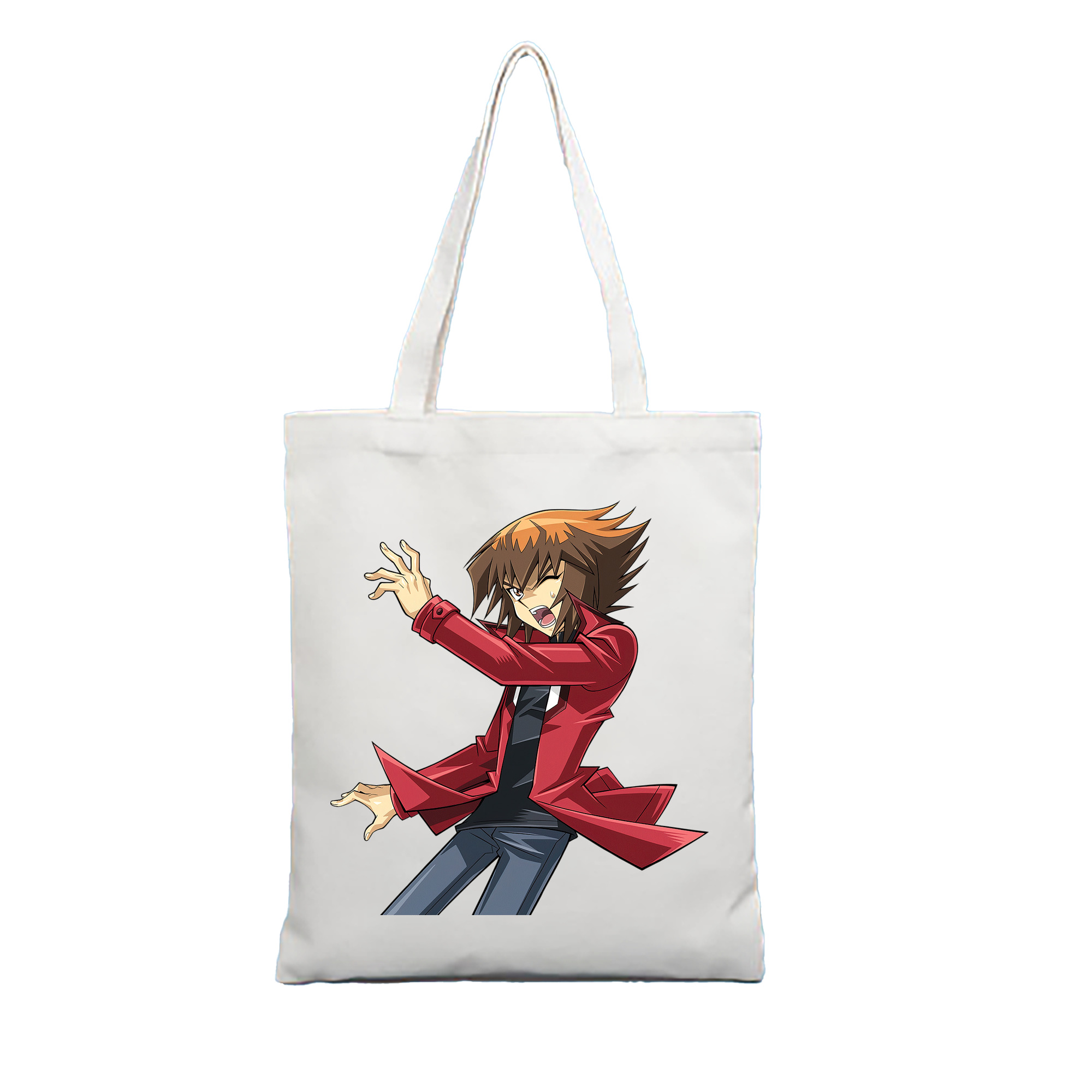 （画像用） 遊☆戯☆王 Yu-Gi-Oh! 縦型キャンバス生地手提げバッグ　トートバッグ