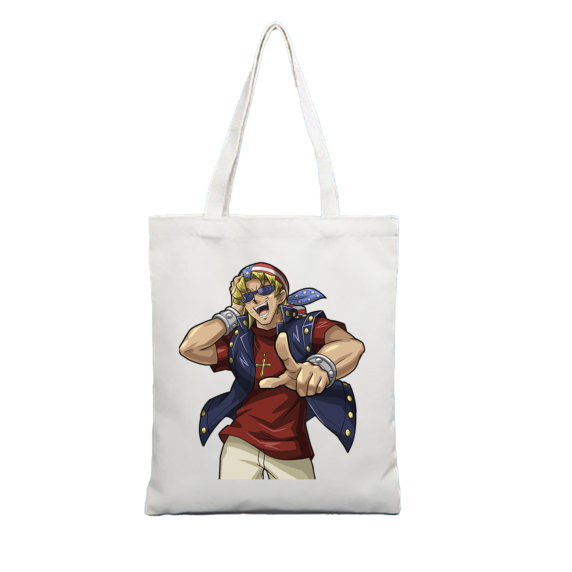 （画像用） 遊☆戯☆王 Yu-Gi-Oh! 縦型キャンバス生地手提げバッグ　トートバッグ