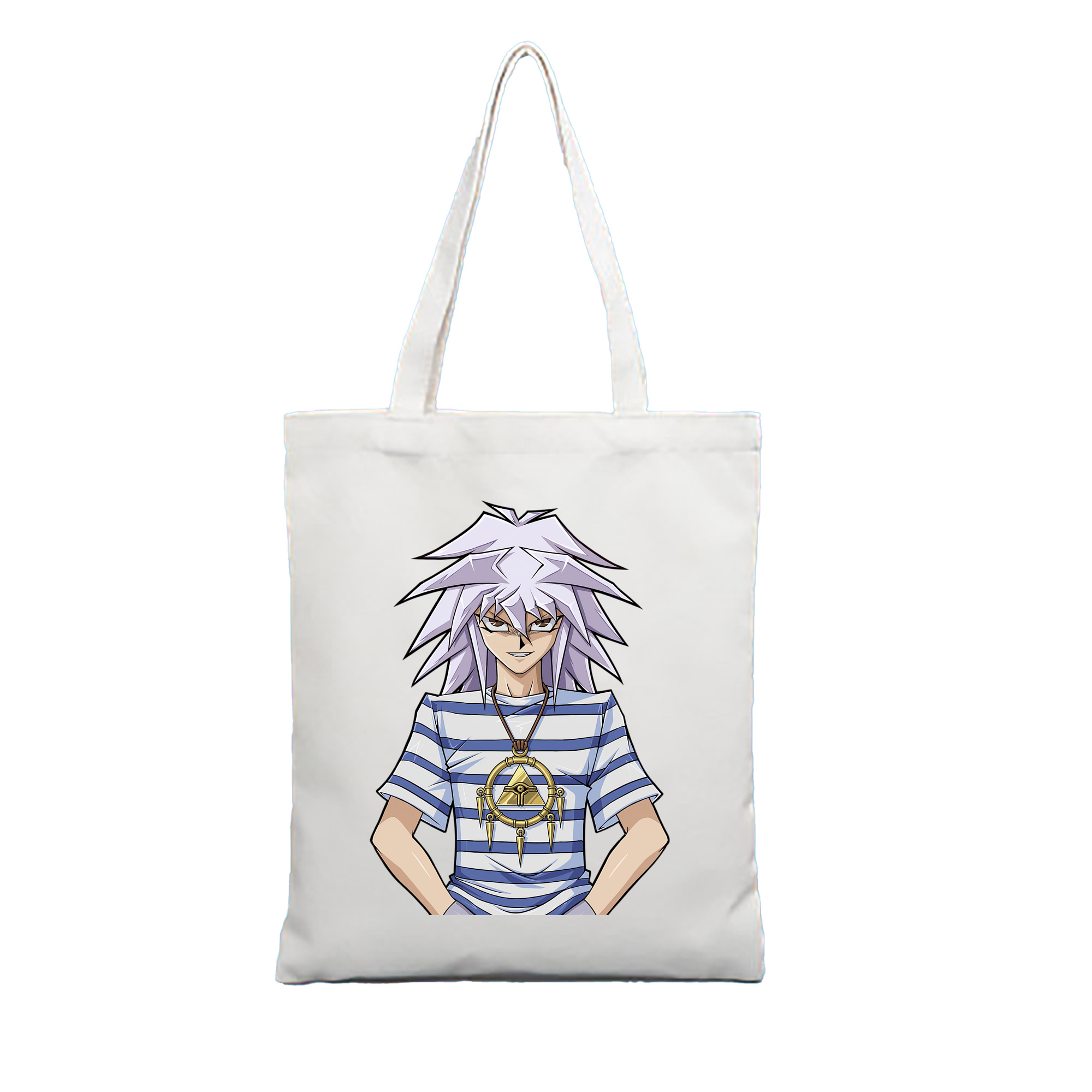 （画像用） 遊☆戯☆王 Yu-Gi-Oh! 縦型キャンバス生地手提げバッグ　トートバッグ