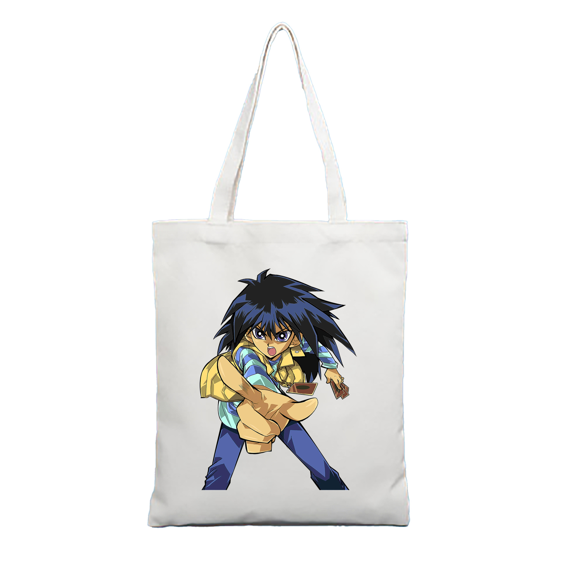 （画像用） 遊☆戯☆王 Yu-Gi-Oh! 縦型キャンバス生地手提げバッグ　トートバッグ
