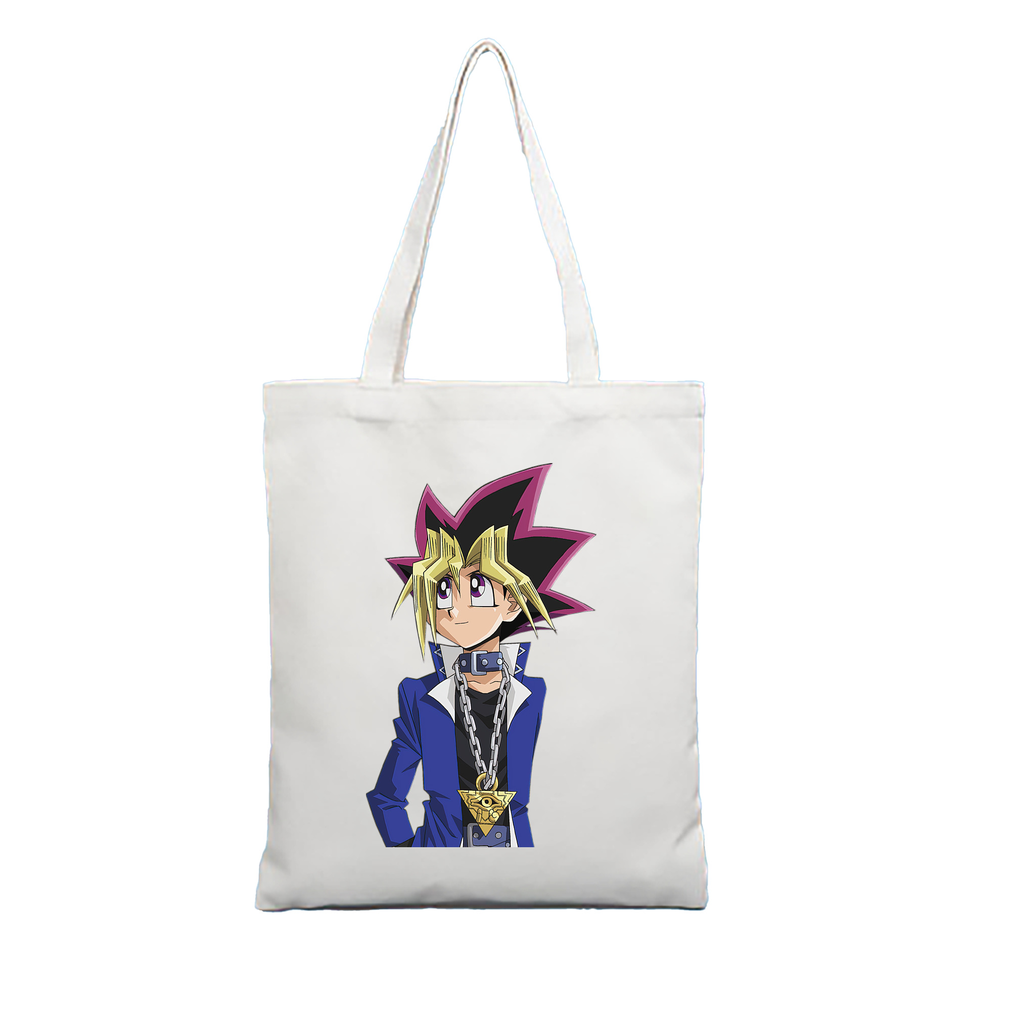 （画像用） 遊☆戯☆王 Yu-Gi-Oh! 縦型キャンバス生地手提げバッグ　トートバッグ