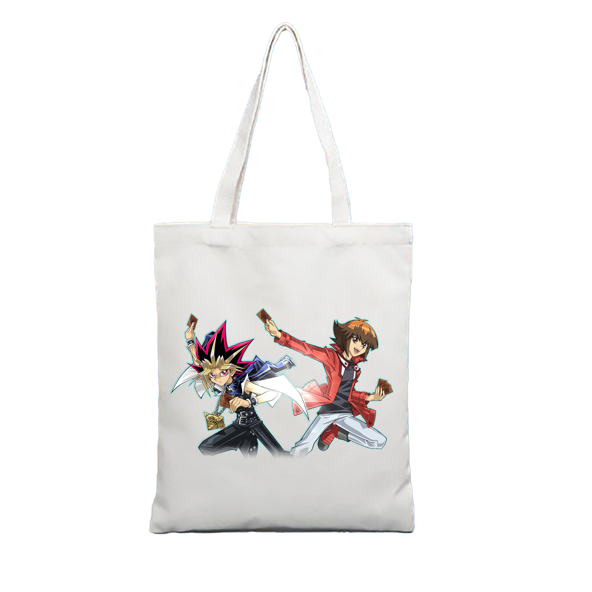 （画像用） 遊☆戯☆王 Yu-Gi-Oh! 縦型キャンバス生地手提げバッグ　トートバッグ