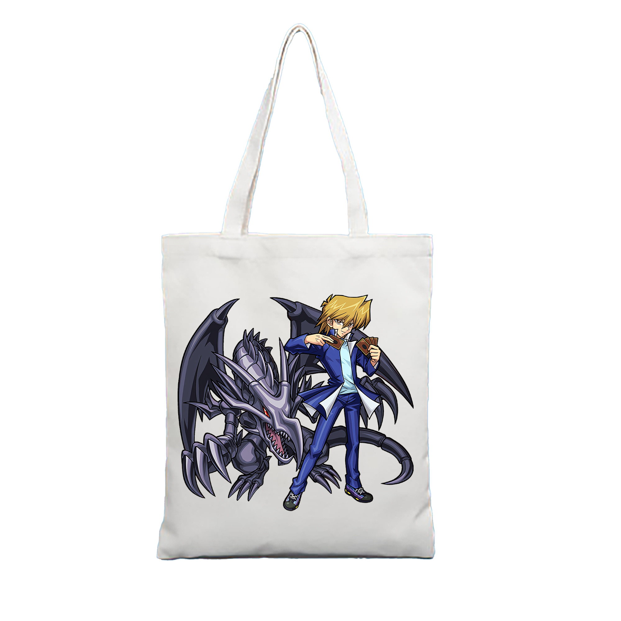 （画像用） 遊☆戯☆王 Yu-Gi-Oh! 縦型キャンバス生地手提げバッグ　トートバッグ