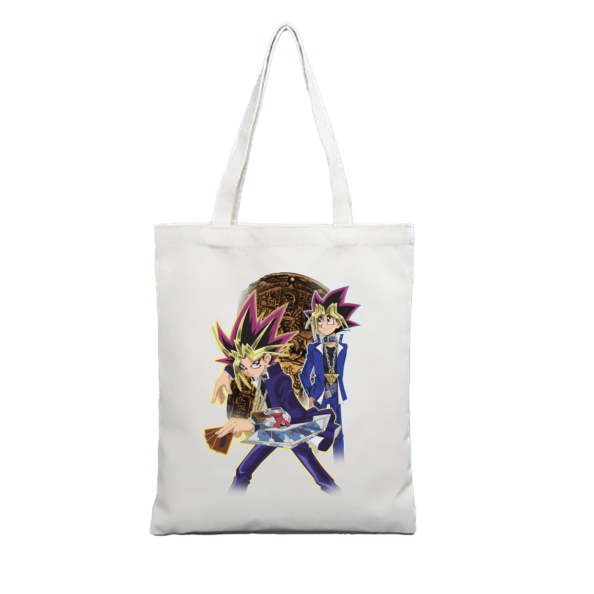 （画像用） 遊☆戯☆王 Yu-Gi-Oh! 縦型キャンバス生地手提げバッグ　トートバッグ
