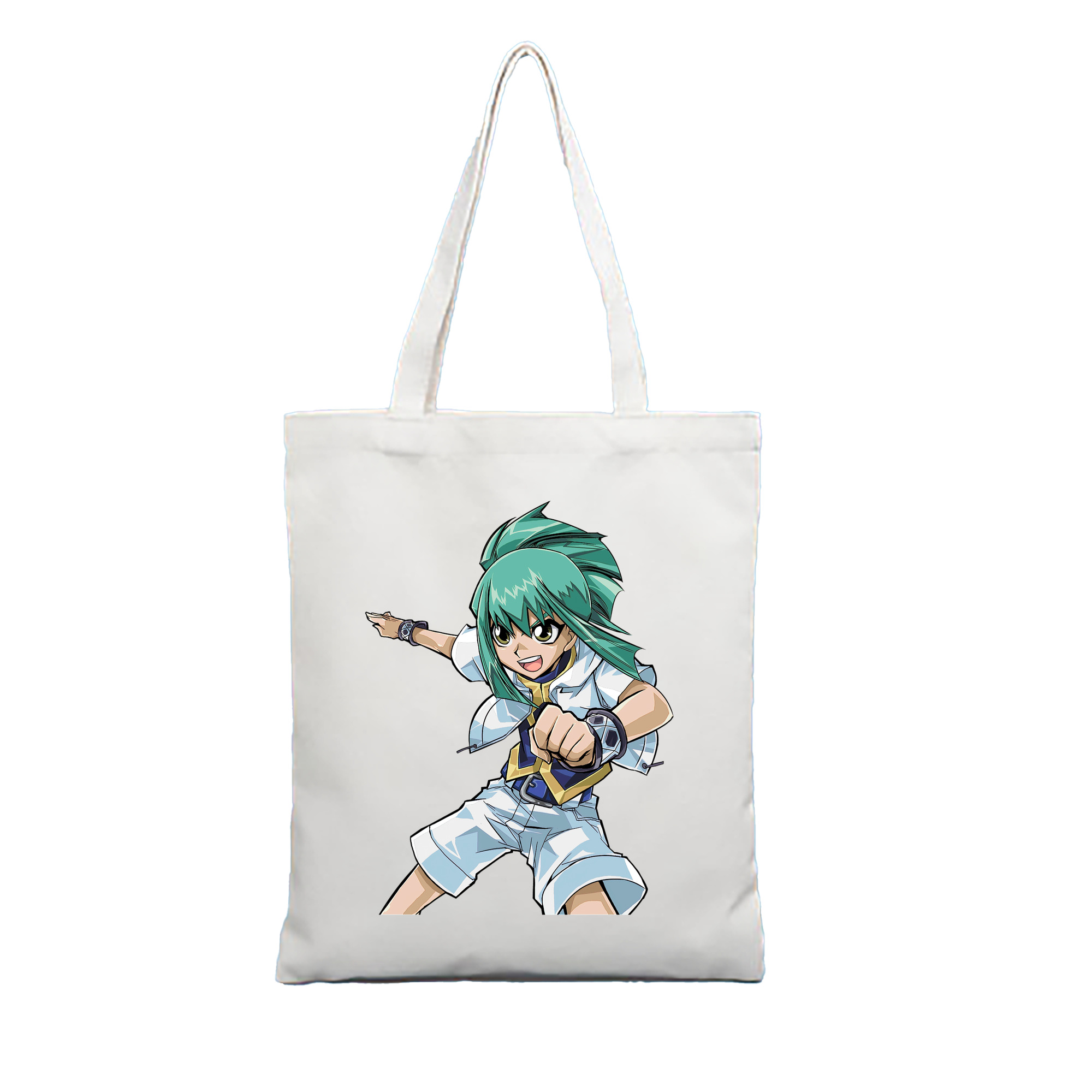 （画像用） 遊☆戯☆王 Yu-Gi-Oh! 縦型キャンバス生地手提げバッグ　トートバッグ