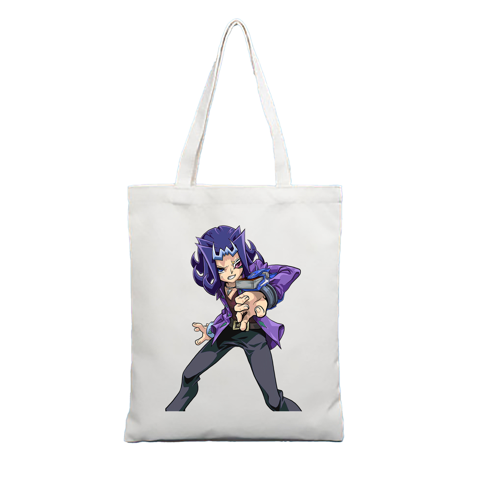（画像用） 遊☆戯☆王 Yu-Gi-Oh! 縦型キャンバス生地手提げバッグ　トートバッグ