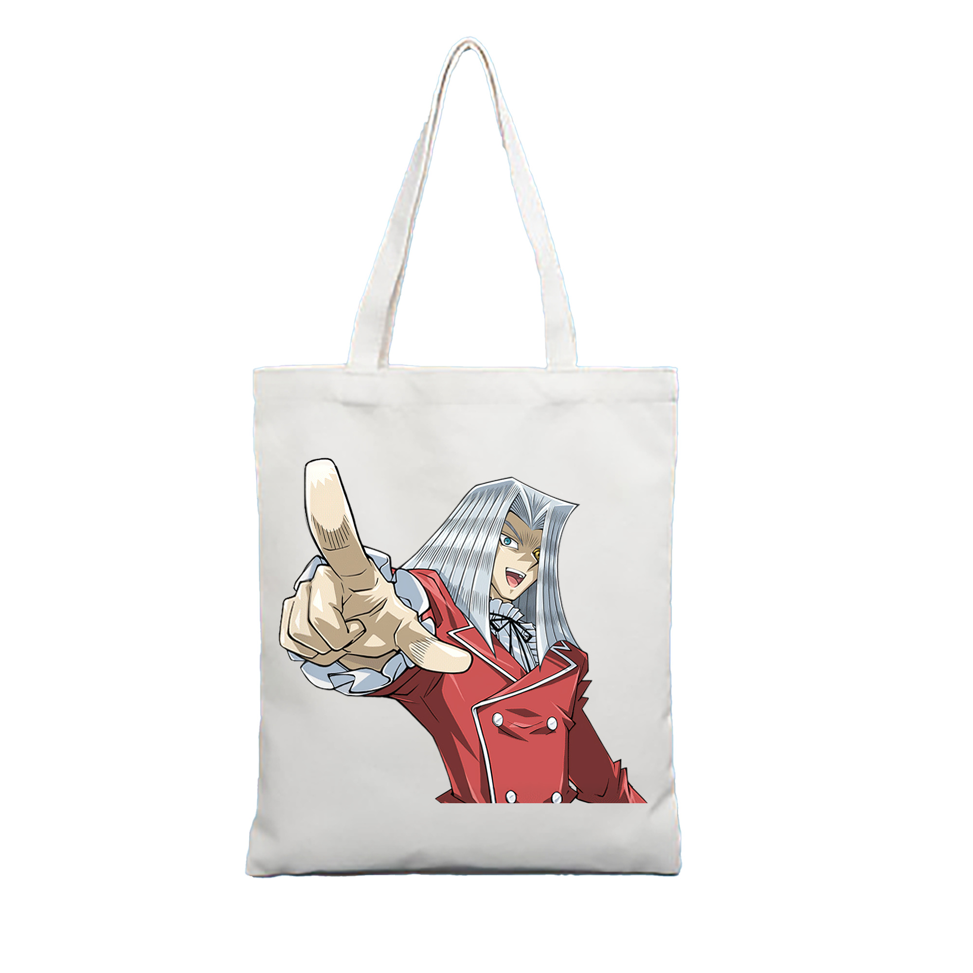 （画像用） 遊☆戯☆王 Yu-Gi-Oh! 縦型キャンバス生地手提げバッグ　トートバッグ