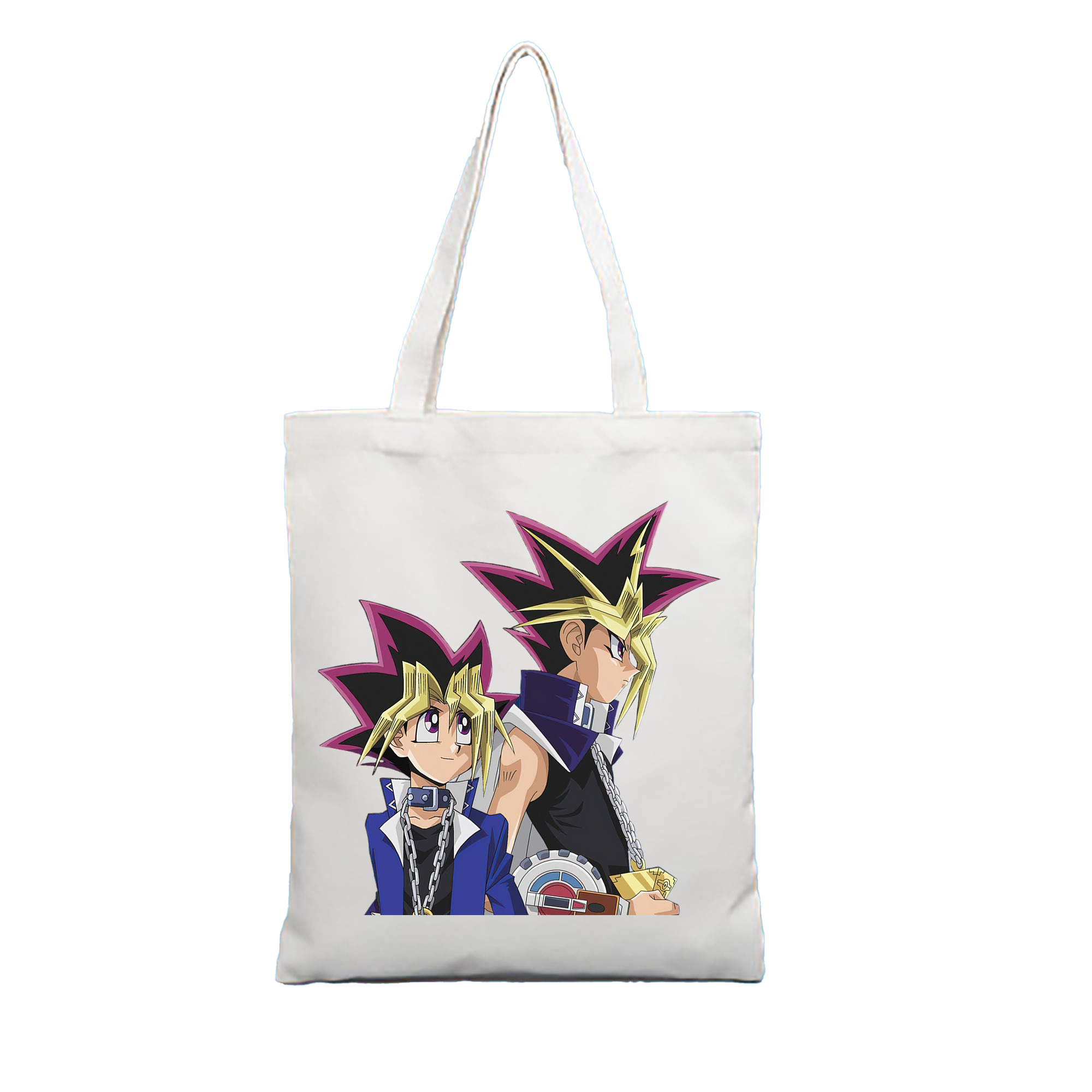 （画像用） 遊☆戯☆王 Yu-Gi-Oh! 縦型キャンバス生地手提げバッグ　トートバッグ