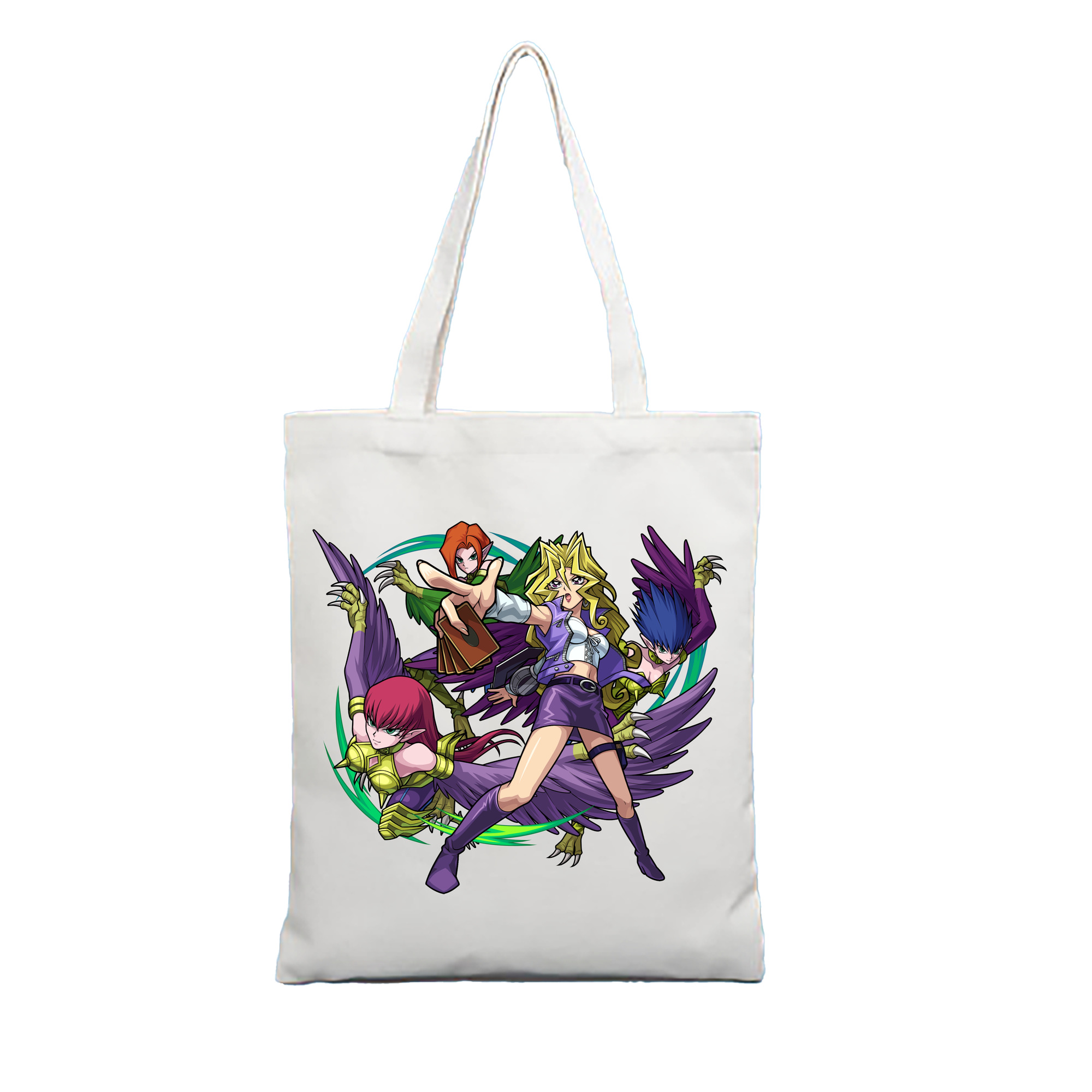 （画像用） 遊☆戯☆王 Yu-Gi-Oh! 縦型キャンバス生地手提げバッグ　トートバッグ