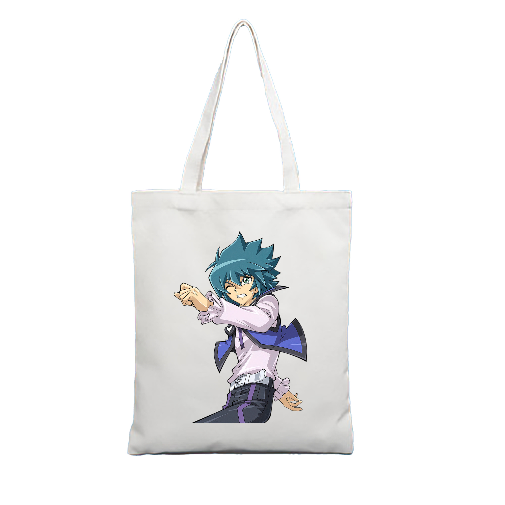 （画像用） 遊☆戯☆王 Yu-Gi-Oh! 縦型キャンバス生地手提げバッグ　トートバッグ
