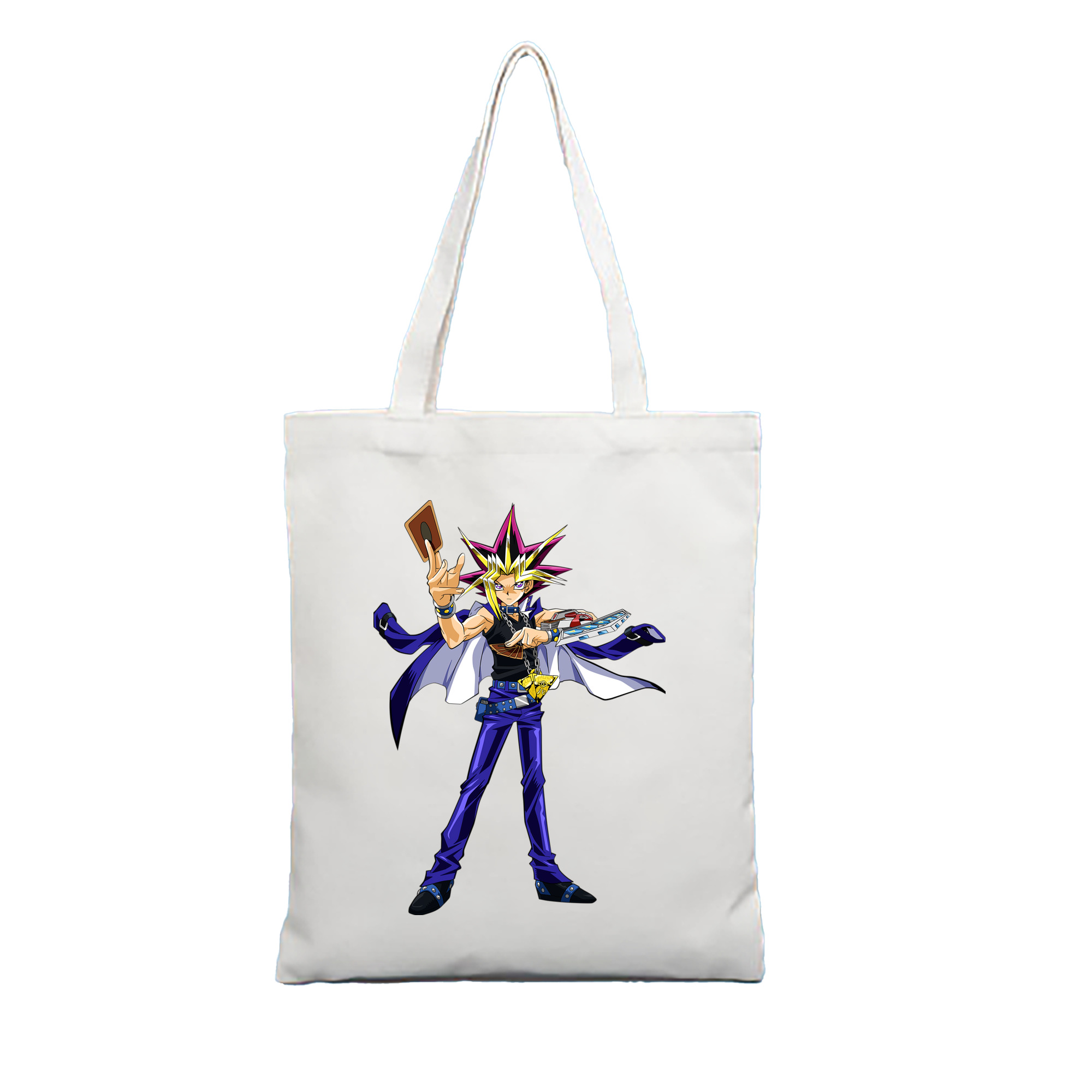 （画像用） 遊☆戯☆王 Yu-Gi-Oh! 縦型キャンバス生地手提げバッグ　トートバッグ