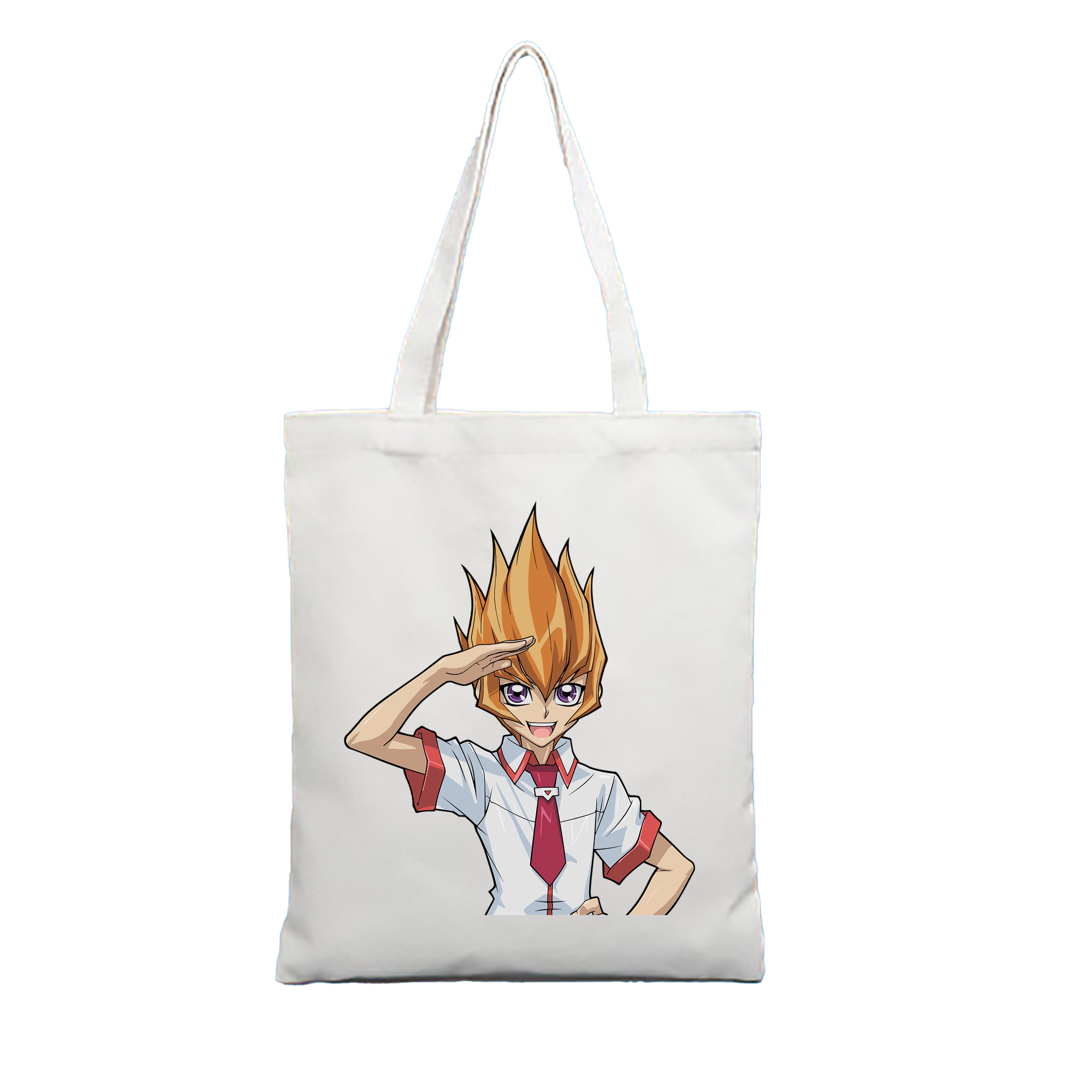 （画像用） 遊☆戯☆王 Yu-Gi-Oh! 縦型キャンバス生地手提げバッグ　トートバッグ