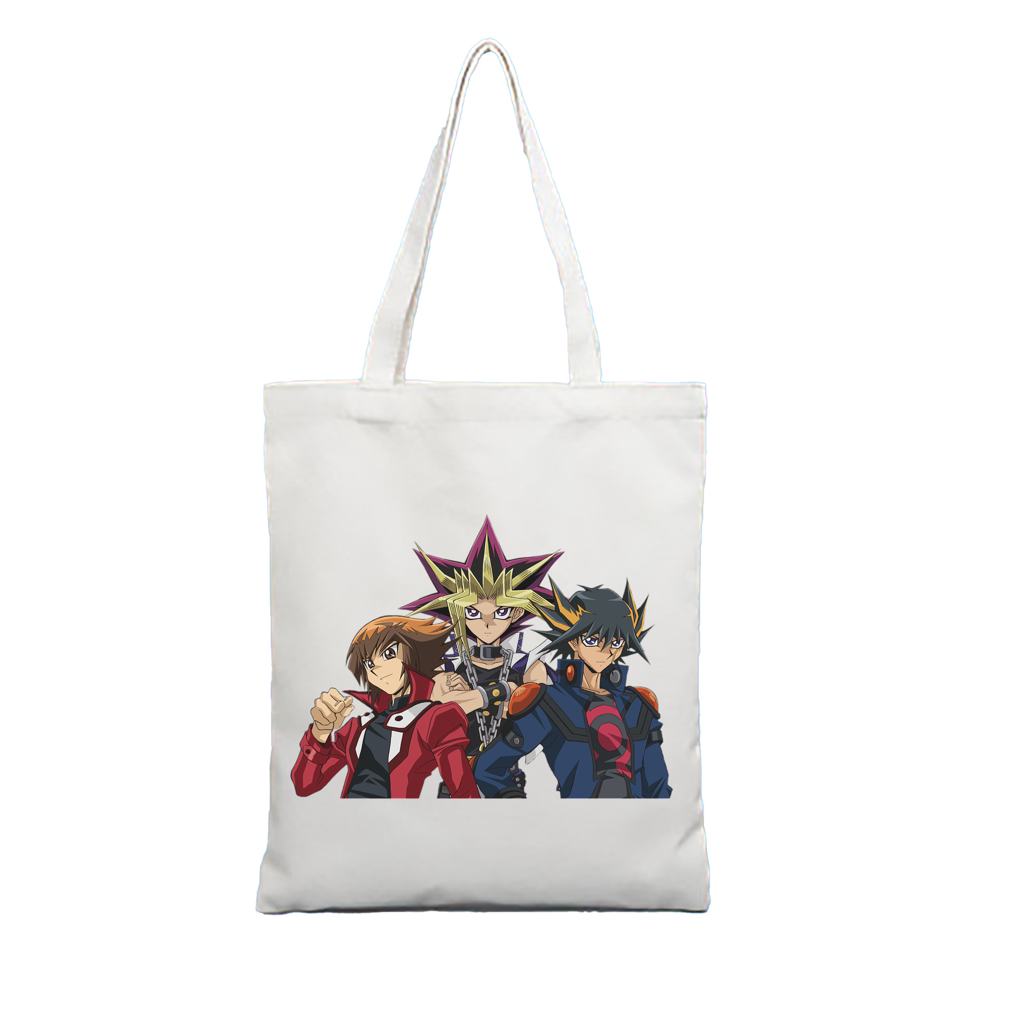 （画像用） 遊☆戯☆王 Yu-Gi-Oh! 縦型キャンバス生地手提げバッグ　トートバッグ