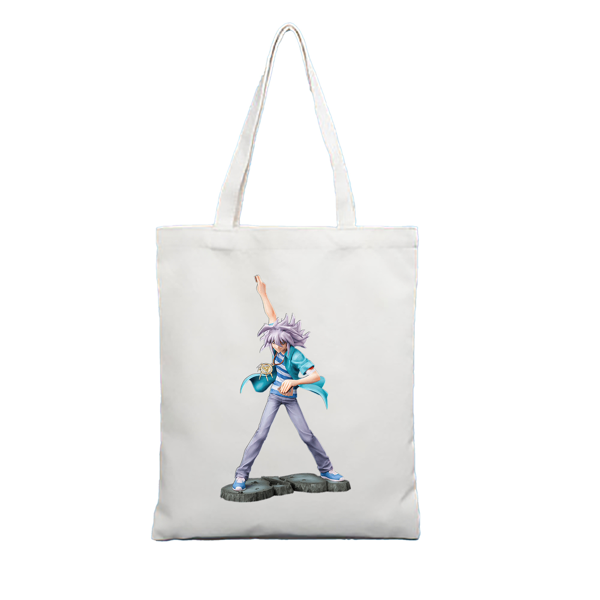（画像用） 遊☆戯☆王 Yu-Gi-Oh! 縦型キャンバス生地手提げバッグ　トートバッグ