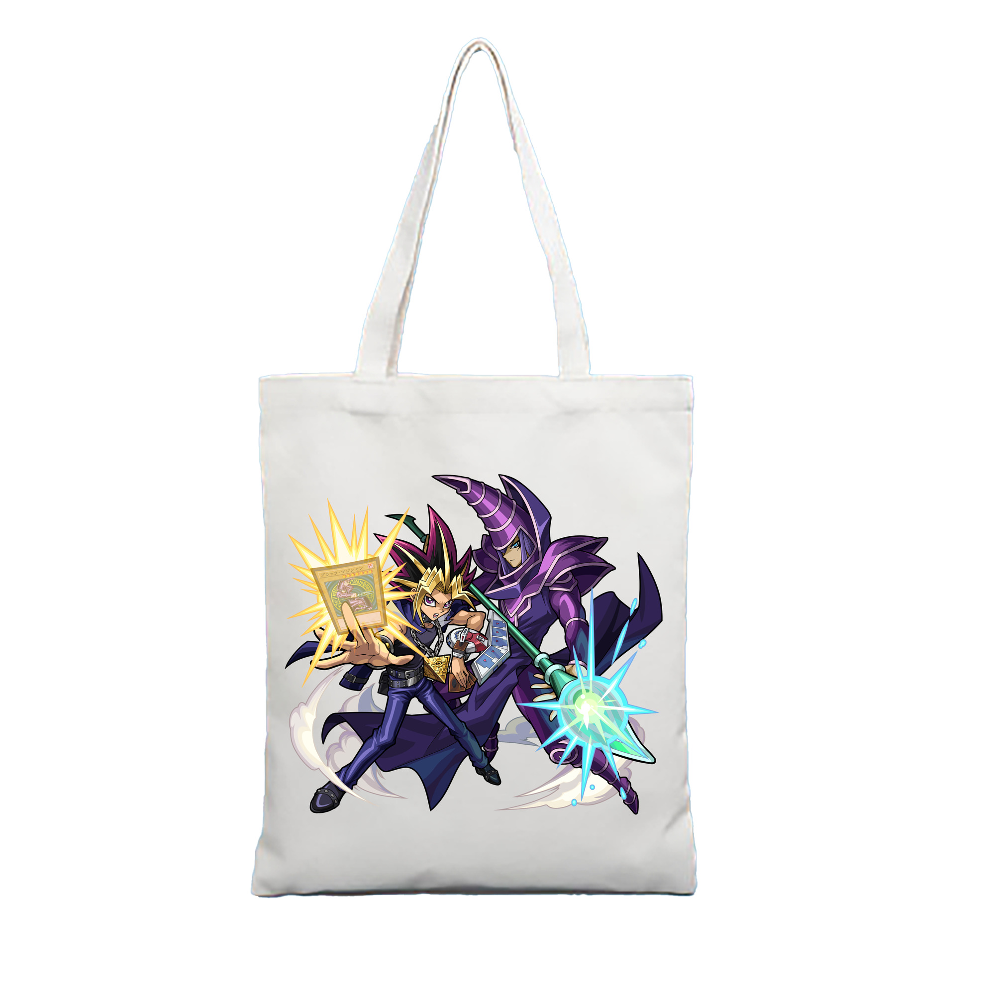 （画像用） 遊☆戯☆王 Yu-Gi-Oh! 縦型キャンバス生地手提げバッグ　トートバッグ