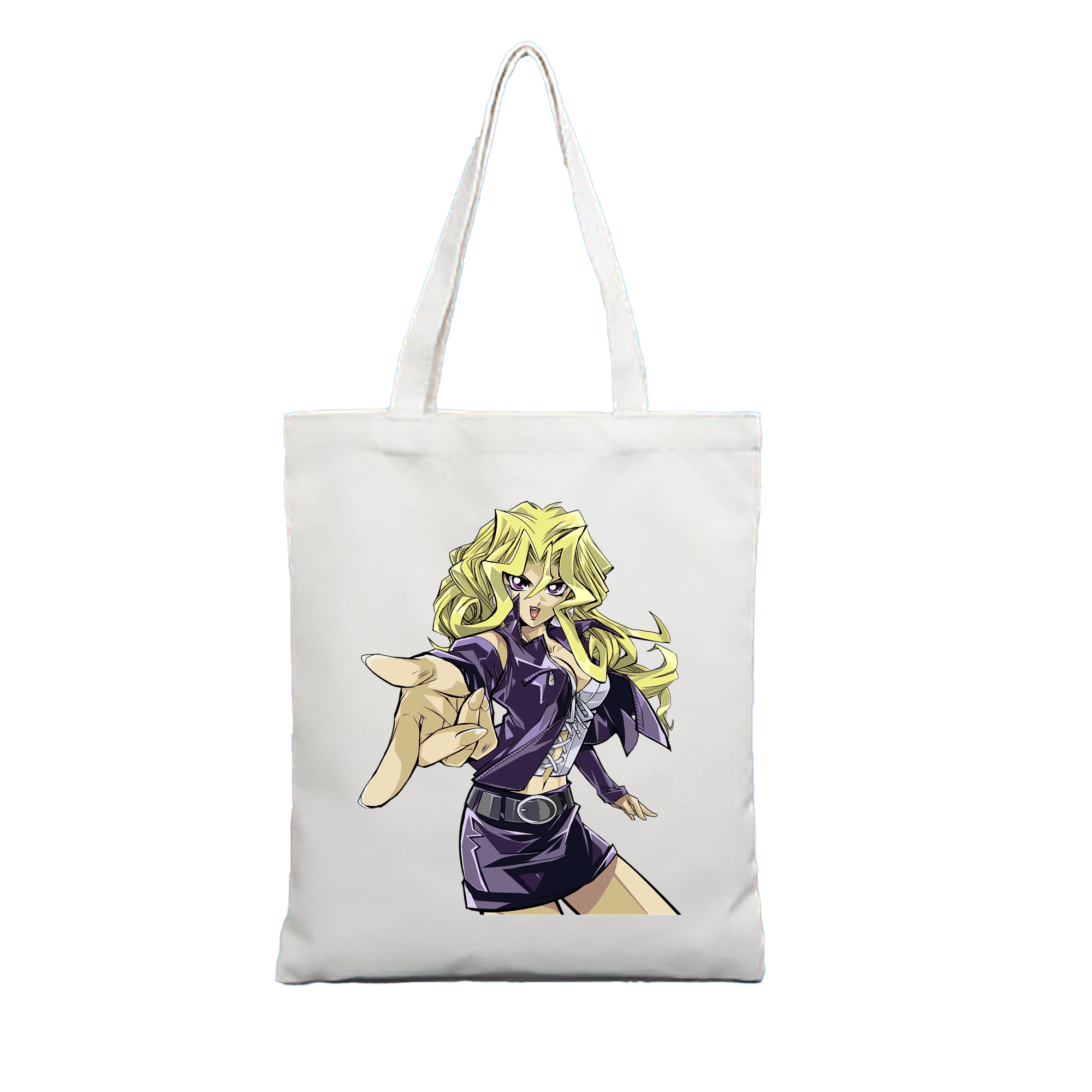 （画像用） 遊☆戯☆王 Yu-Gi-Oh! 縦型キャンバス生地手提げバッグ　トートバッグ