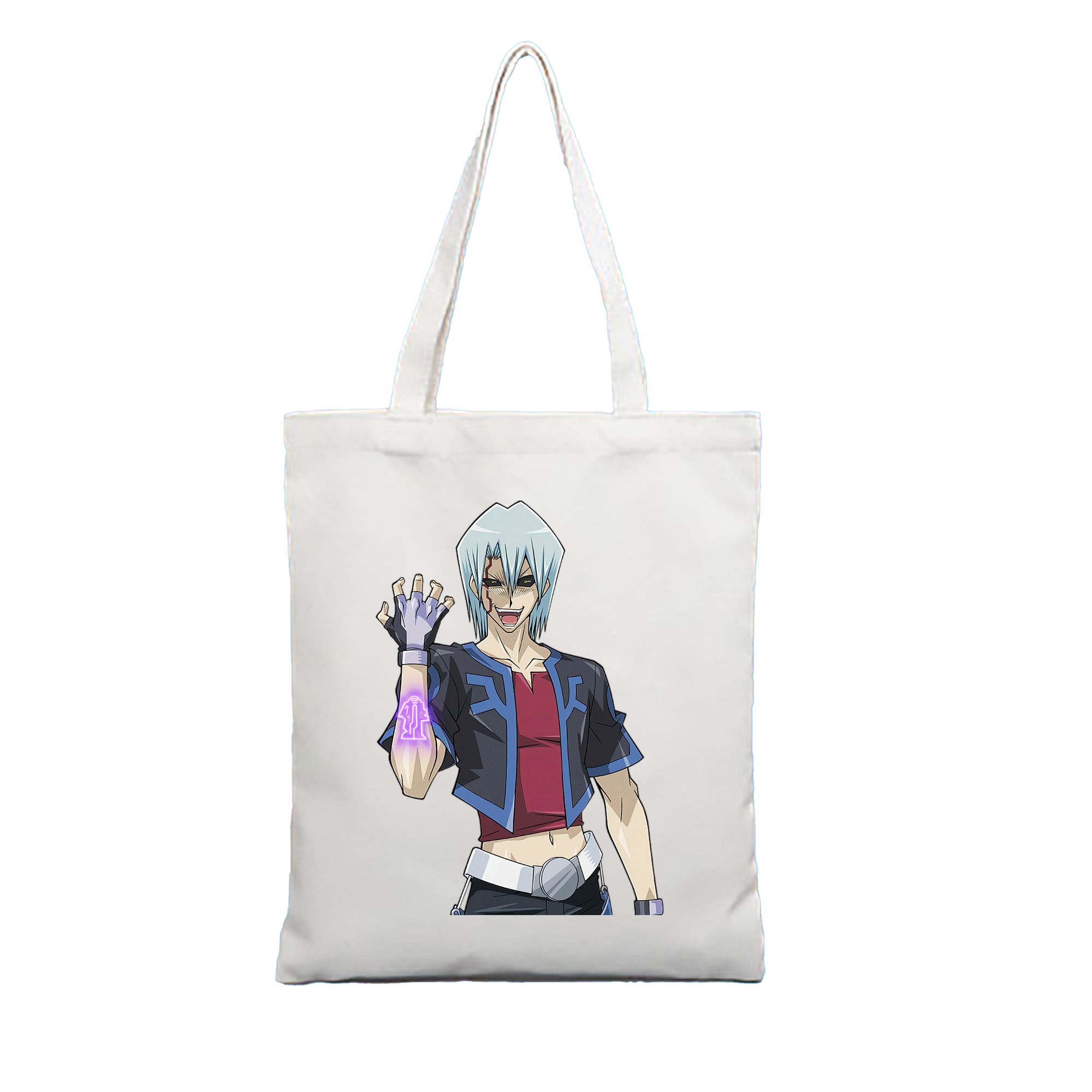 （画像用） 遊☆戯☆王 Yu-Gi-Oh! 縦型キャンバス生地手提げバッグ　トートバッグ
