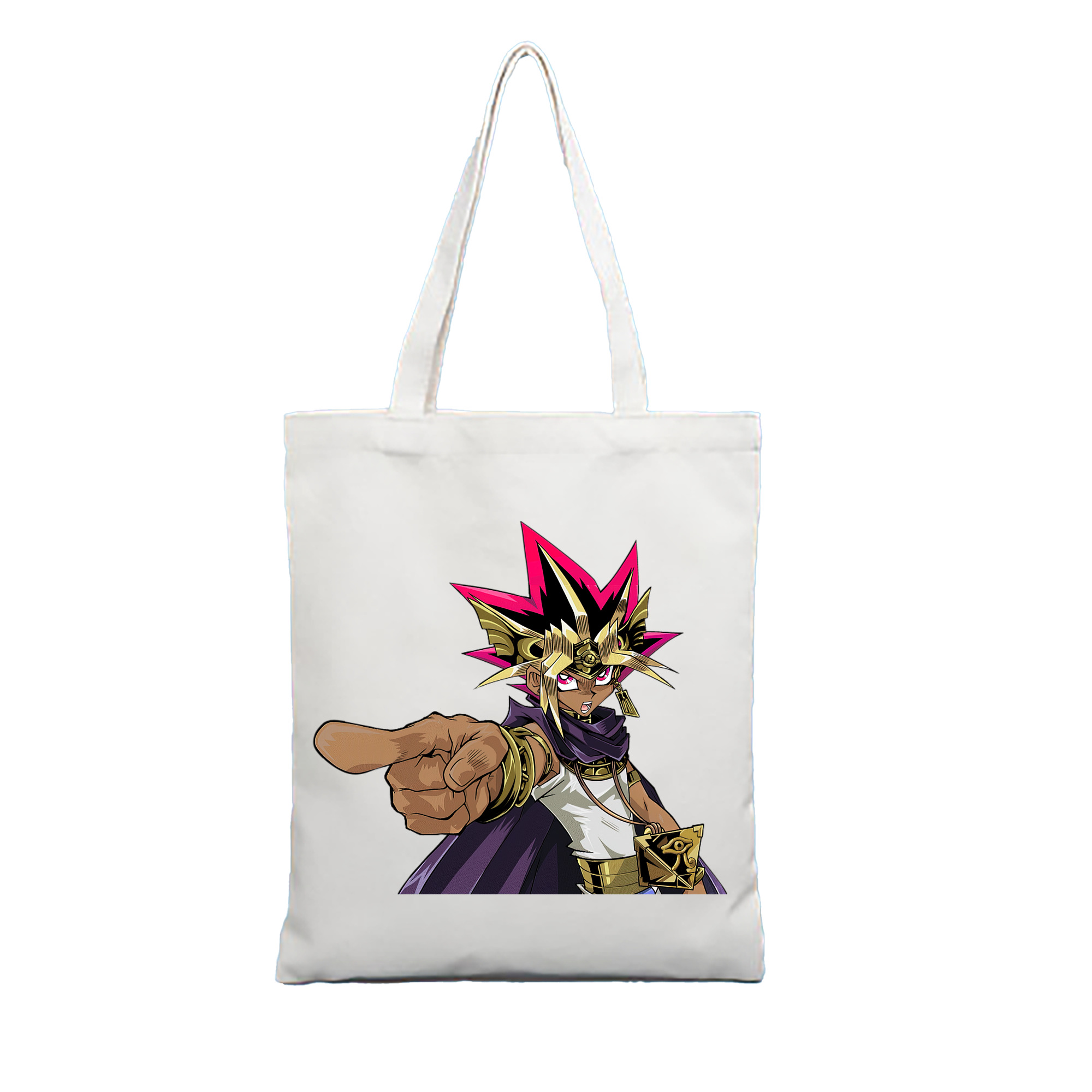 （画像用） 遊☆戯☆王 Yu-Gi-Oh! 縦型キャンバス生地手提げバッグ　トートバッグ