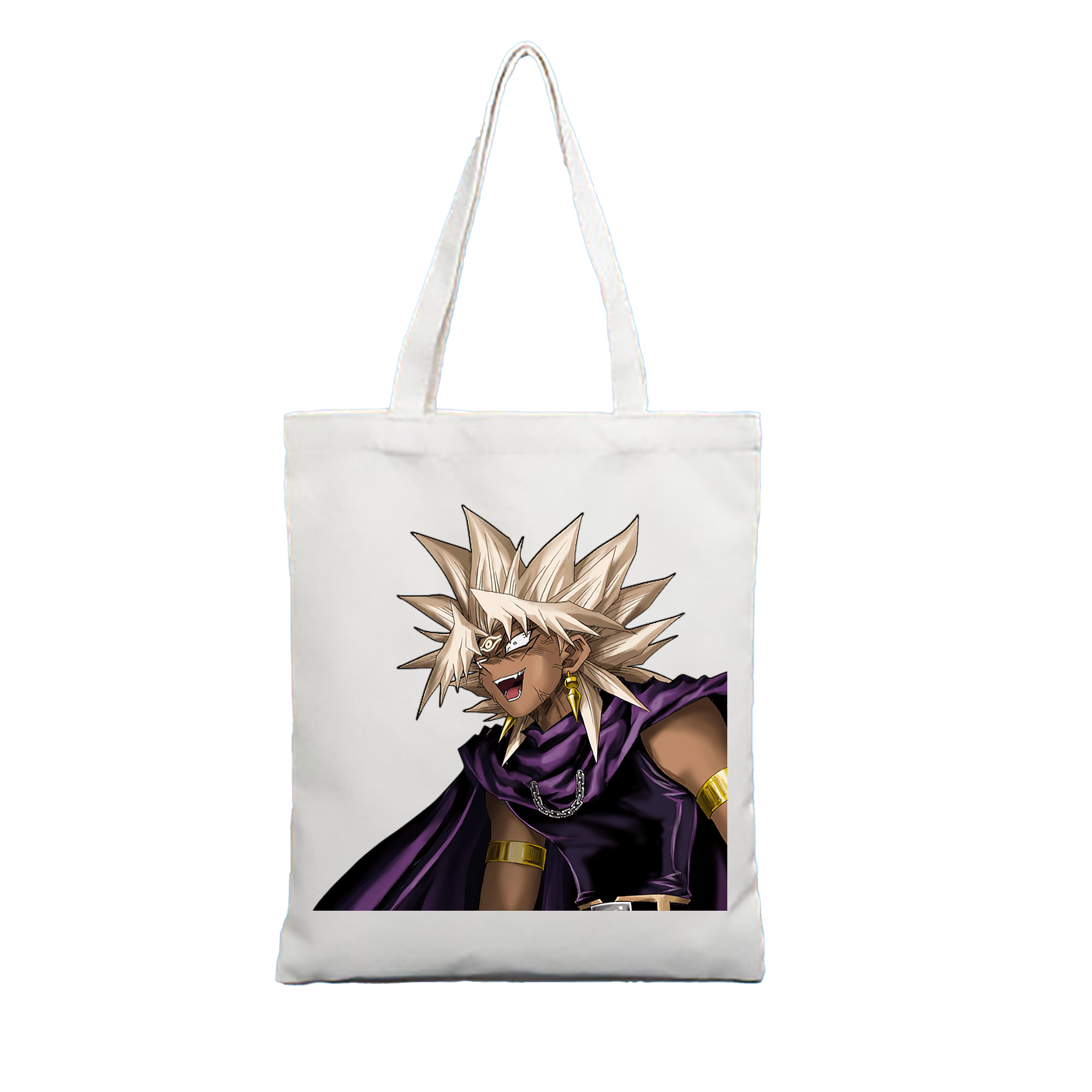 （画像用） 遊☆戯☆王 Yu-Gi-Oh! 縦型キャンバス生地手提げバッグ　トートバッグ